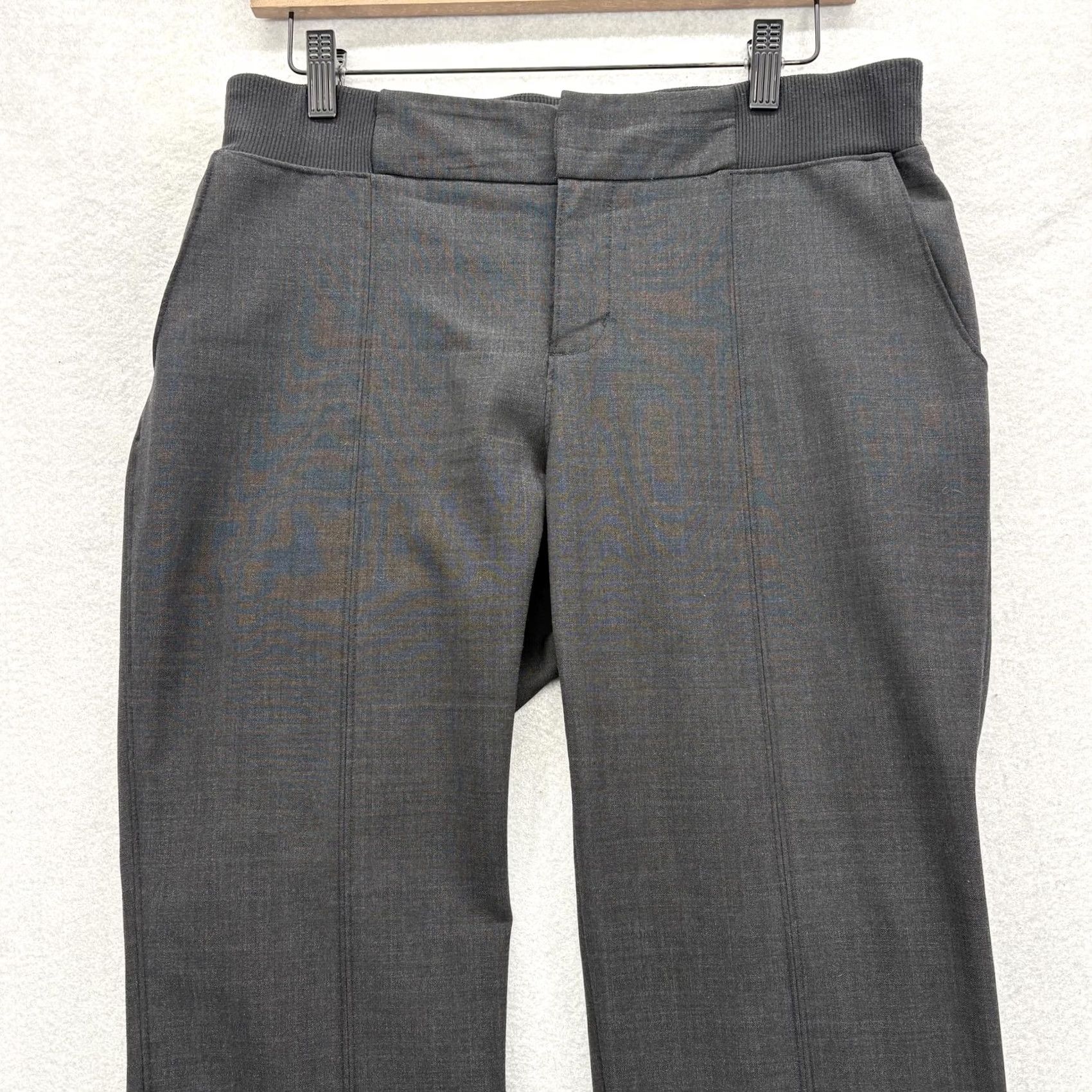 Athleta Athleta Pants Womens 10 Gray Wool Blend Jogger Tapered Casual Workwear Size 32" / US 10 / IT 46 - 2 Thumbnail