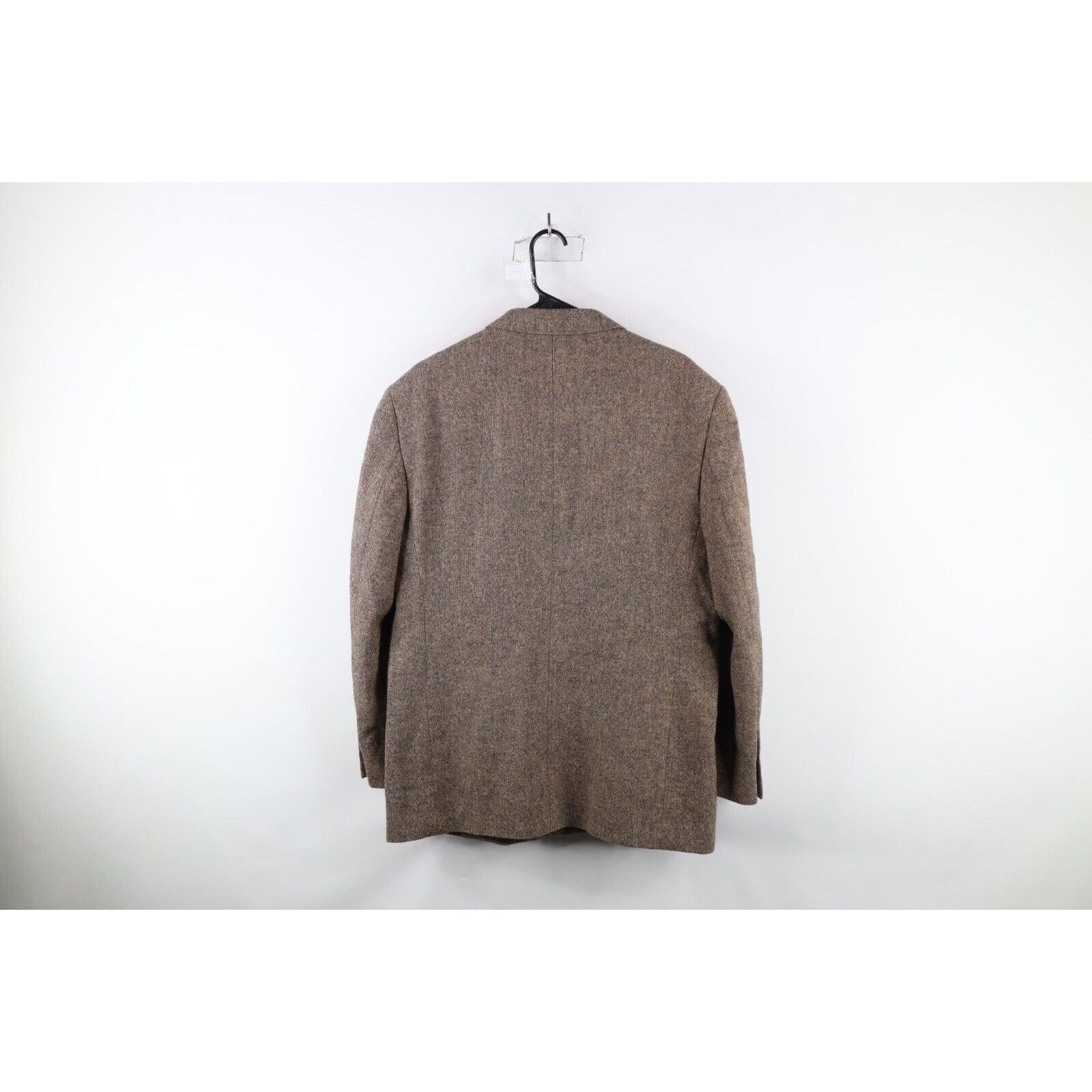 Vintage Vintage 90s Streetwear Wool Tweed 2 Button Suit Coat Jacket Size US L / EU 52-54 / 3 - 17 Thumbnail