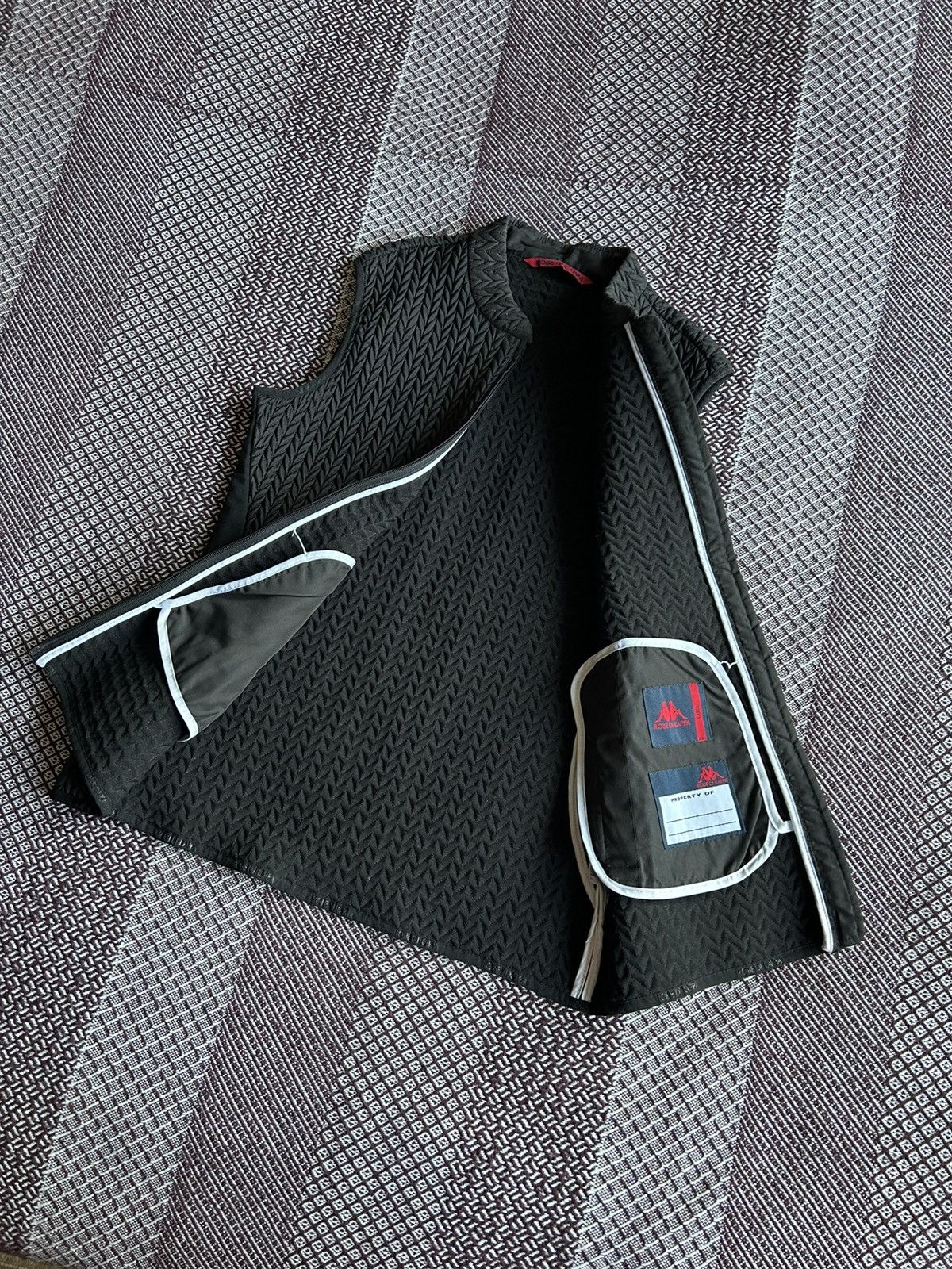 Kappa Robe Di Kappa Streetwear Vest Unisex Total Black Size Large Size L / US 10 / IT 46 - 8 Thumbnail