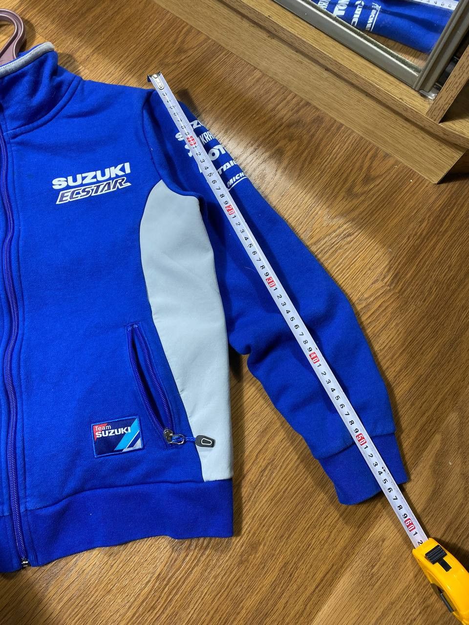 Japanese Brand × Vintage New Vintage Suzuki Ecstar NASCAR Fleece Zip Jacket Big Logo Size US M / EU 48-50 / 2 - 10 Thumbnail