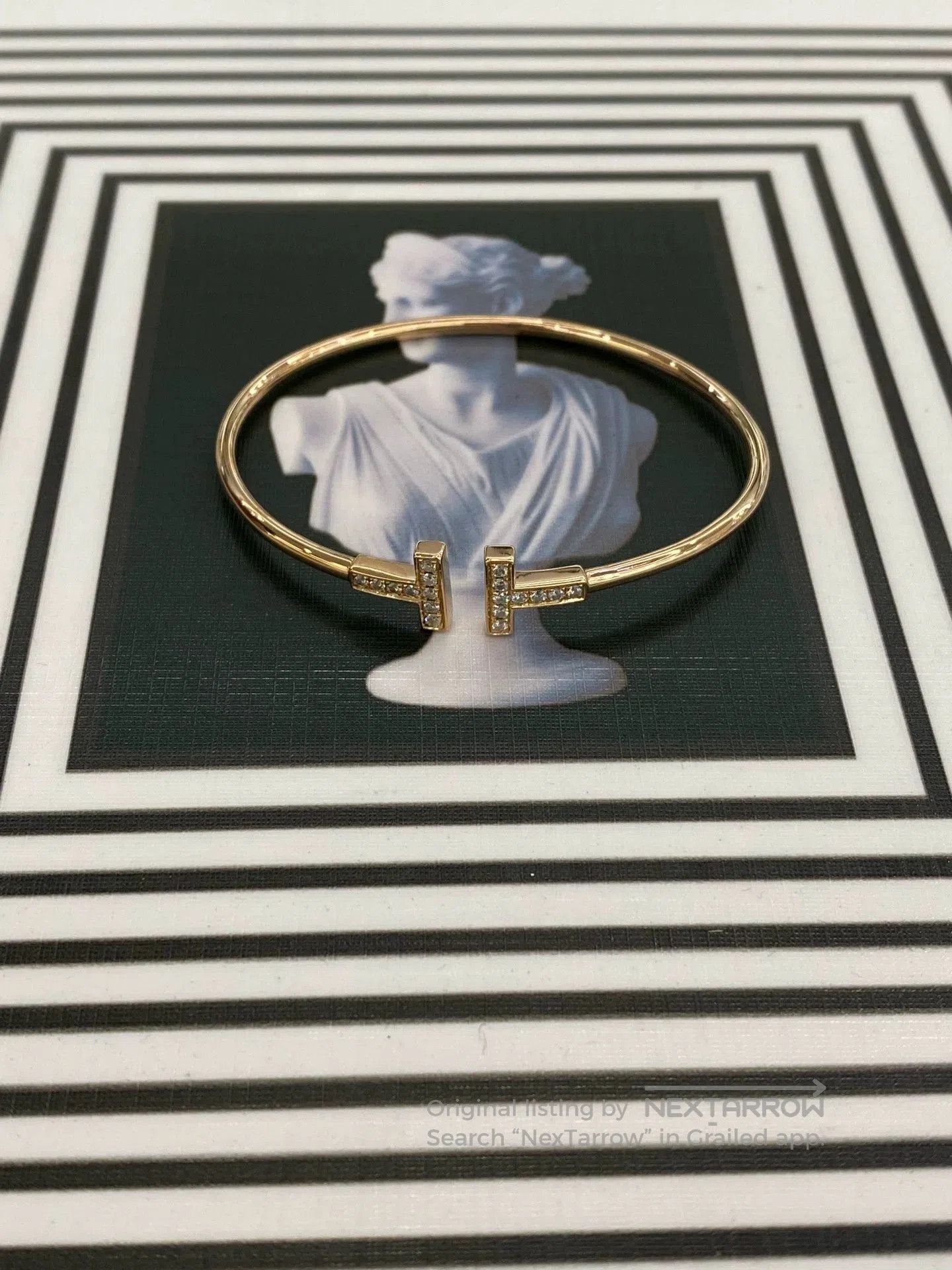 Tiffany & Co. Tiffany & Co. Double T Diamond Bracelet. Size ONE SIZE - 4 Thumbnail