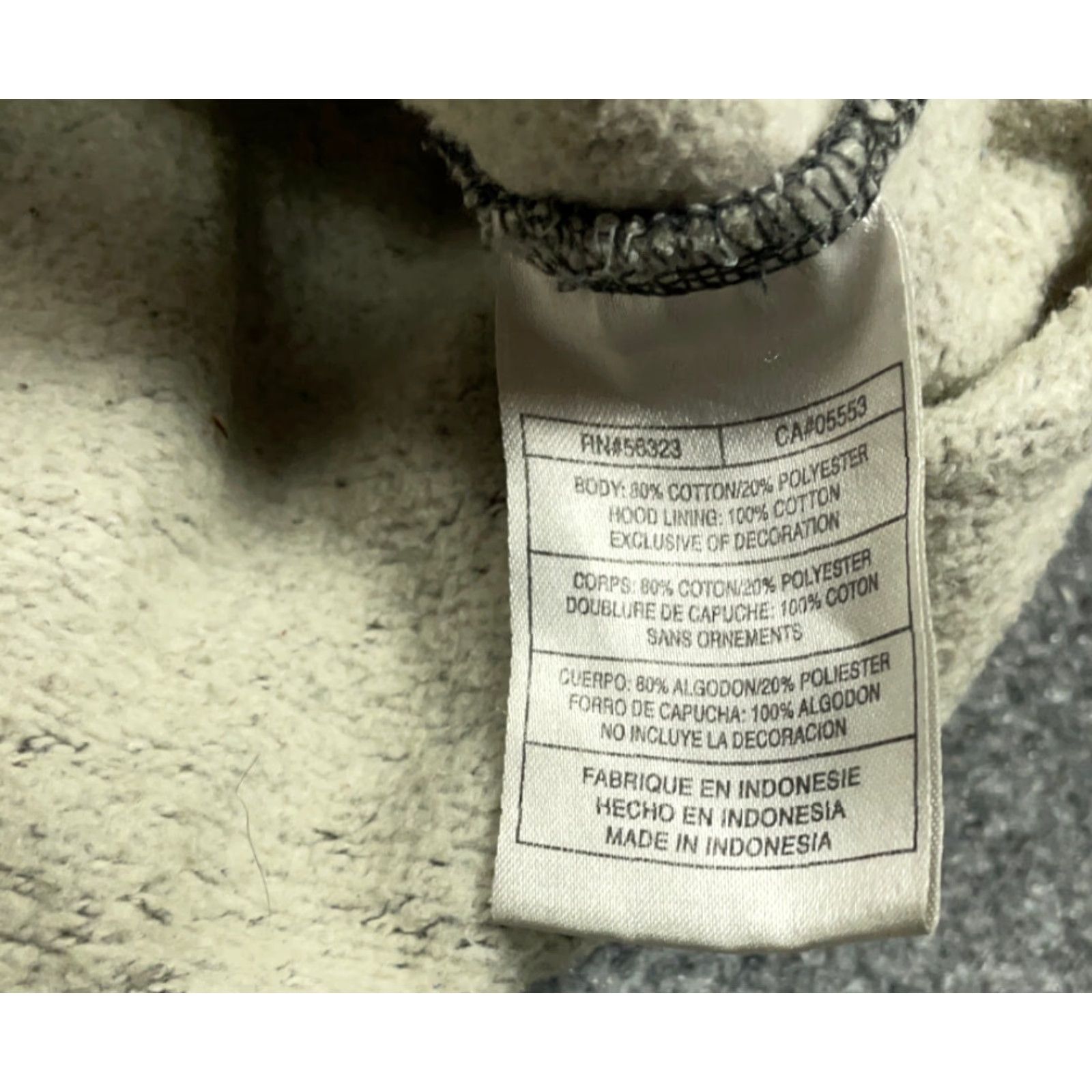 Nike VINTAGE Distressed Nike Sportswear Gray Full Zip Hoodie Sweatshirt Mens 2XL Heavyweight Cotton Blend - 90s Retro Graphic Print Size US XXL / EU 58 / 5 - 5 Thumbnail