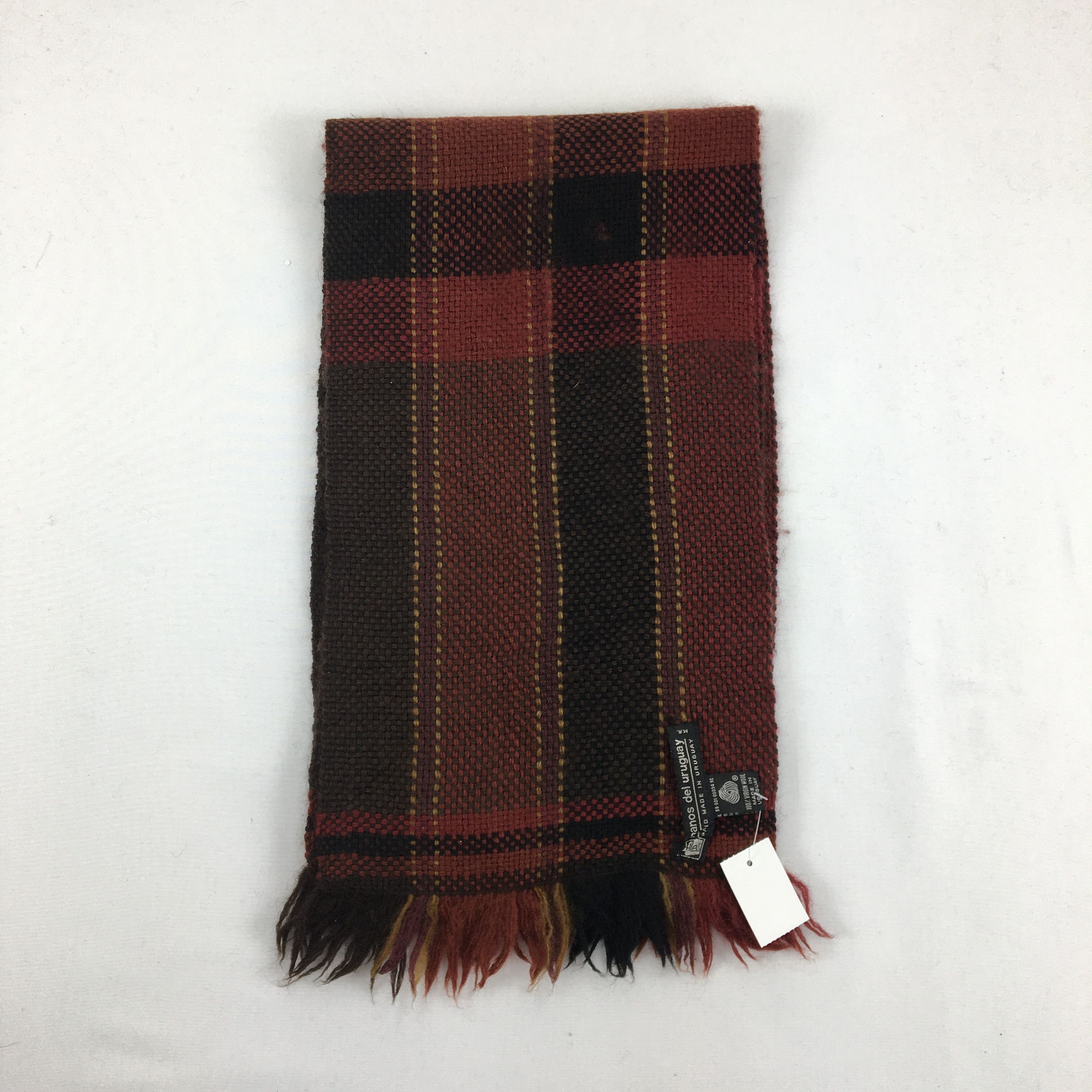 Japanese Brand Vintage Manos Del Uruguay Scarf Muffler Wool Winter -. Size ONE SIZE - 2 Thumbnail