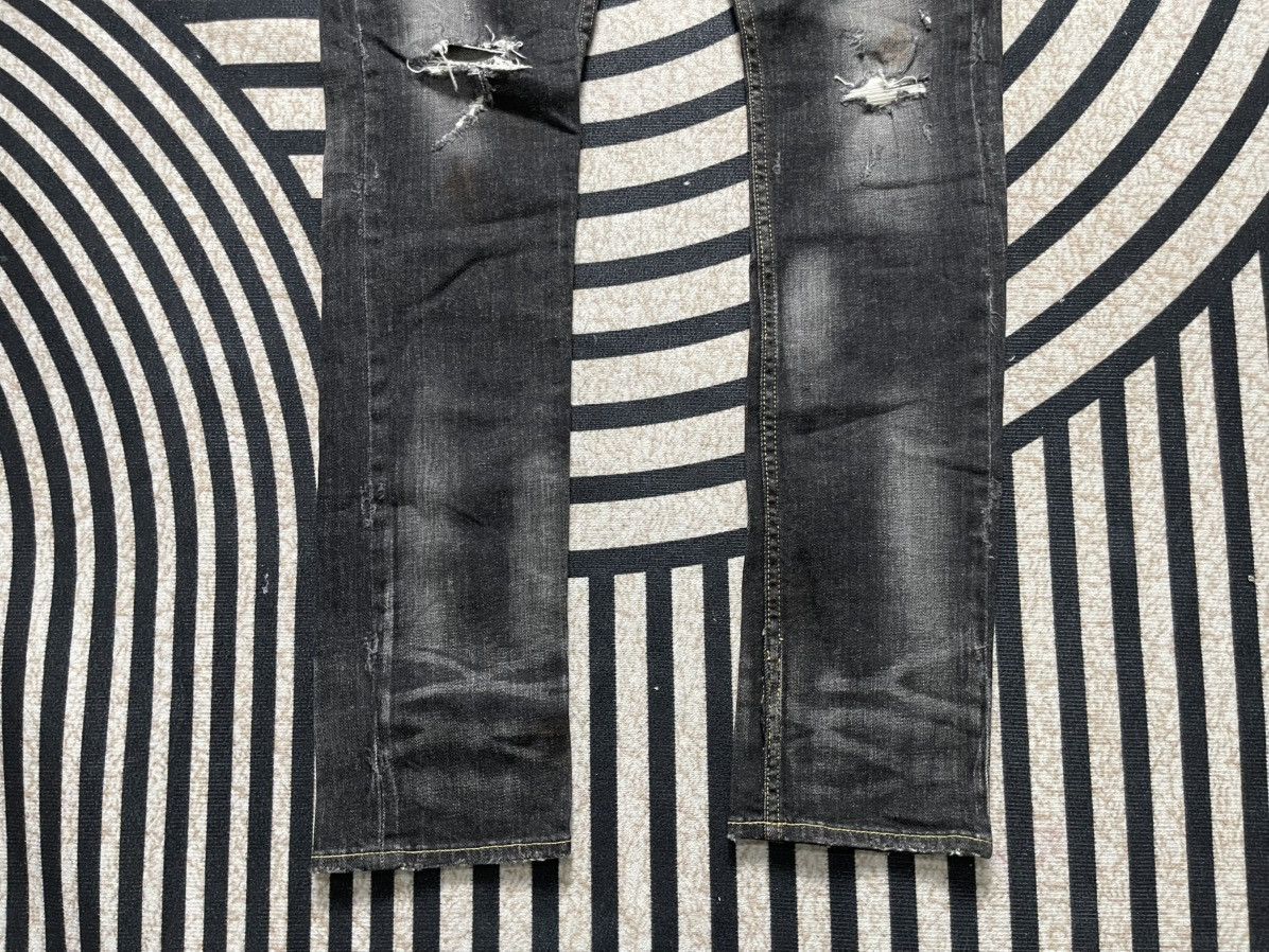 JACKROSE 2000s JACKROSE DISTRESSED DENIM JEANS RARE DESIGN Size US 32 / EU 48 - 4 Thumbnail