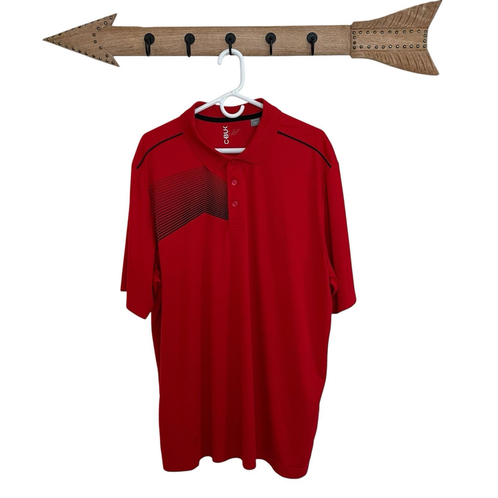 Cutter & Buck Cutter & Buck Men Polo Golf Short Sleeve Red Collared Shirt Size US XXL / EU 58 / 5 - 1 Thumbnail