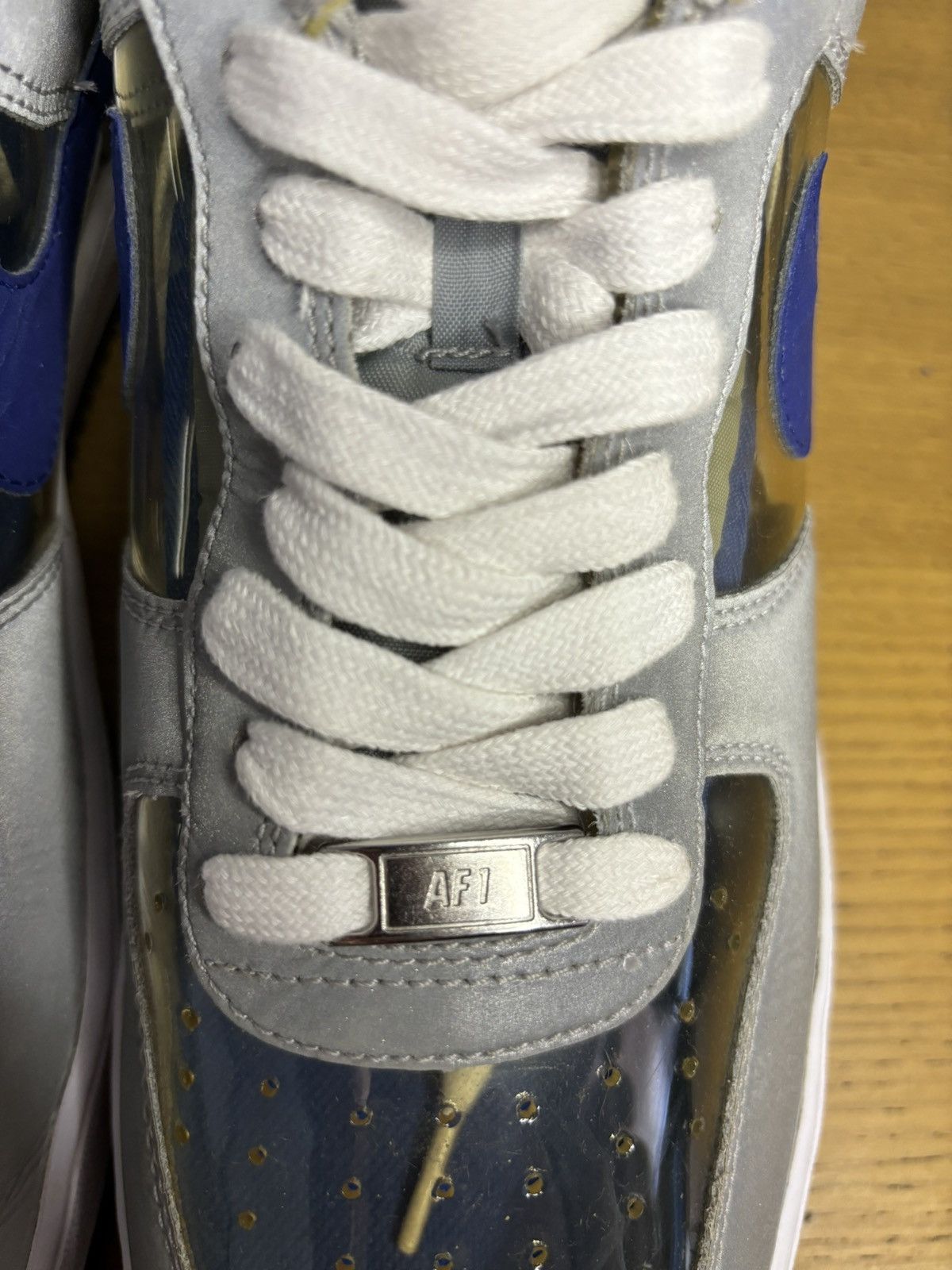 Nike Nike Air Force One Kyrie Irving Wolf Grey Size US 14 / EU 47 - 3 Thumbnail
