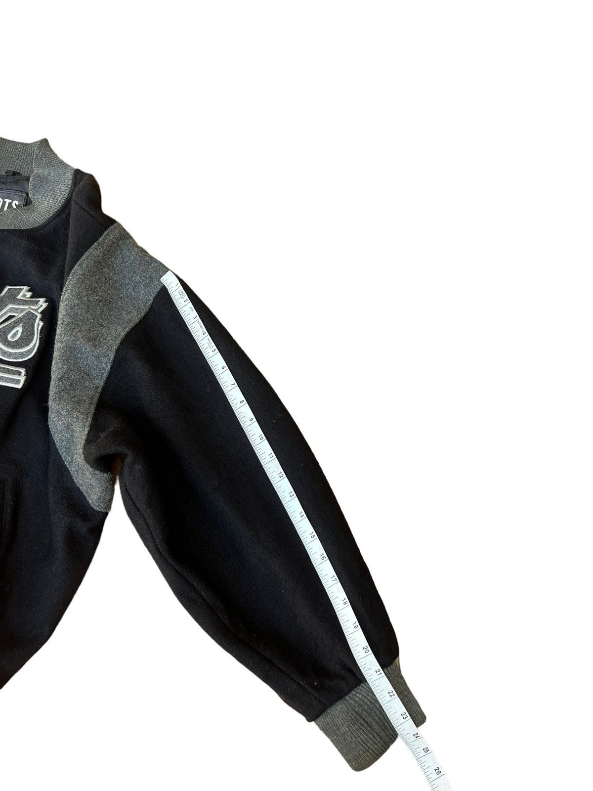 Roots Vintage ROOTS Spell Out Varsity Teddy Jacket Wool Size US XXL / EU 58 / 5 - 4 Thumbnail