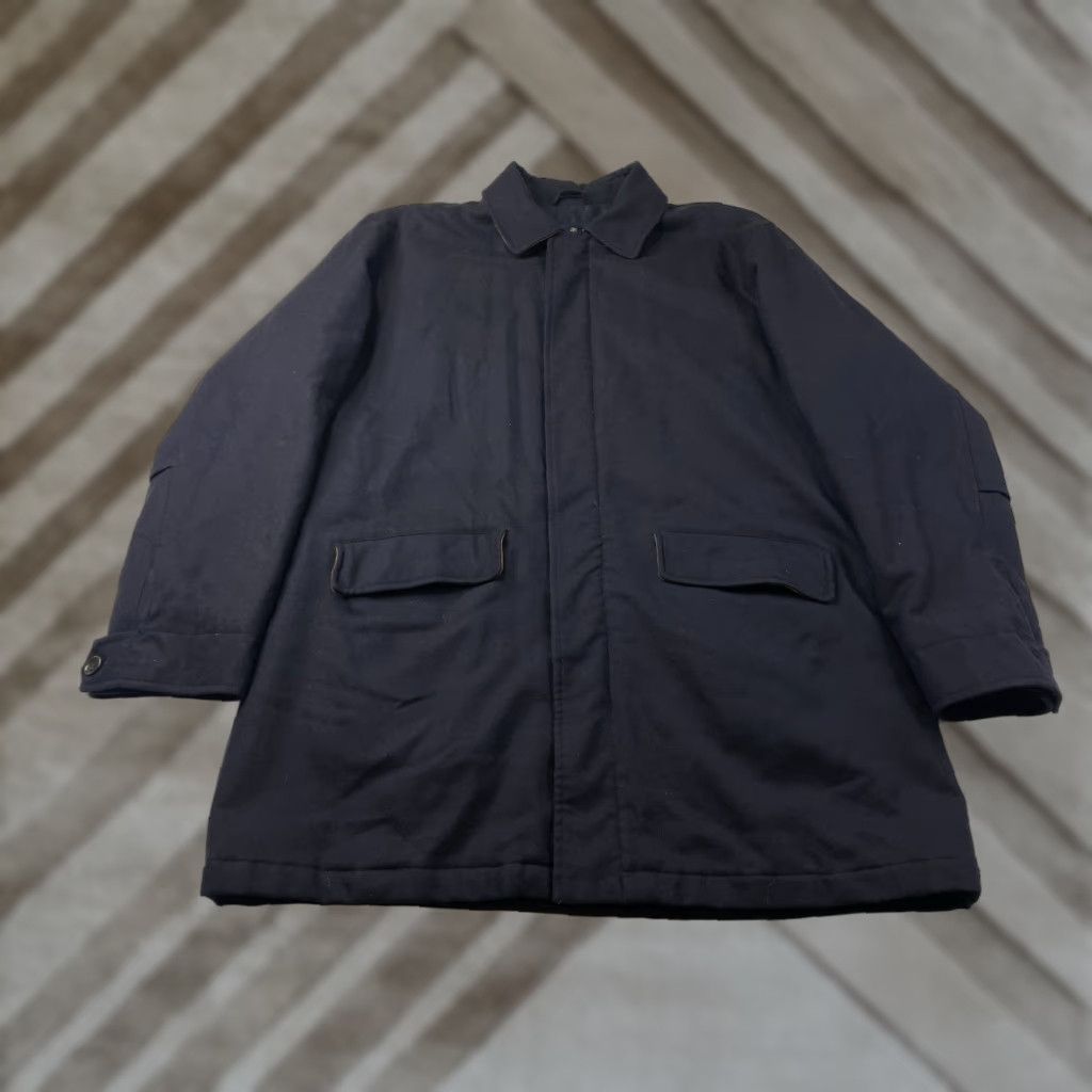 Brooks Brothers Brooks Brothers Overcoat Coat Wool Blue L Men's Large Storm System Loro Piana Storm System Wool Blue Overcoat Jacket Size US L / EU 52-54 / 3 - 1 Thumbnail