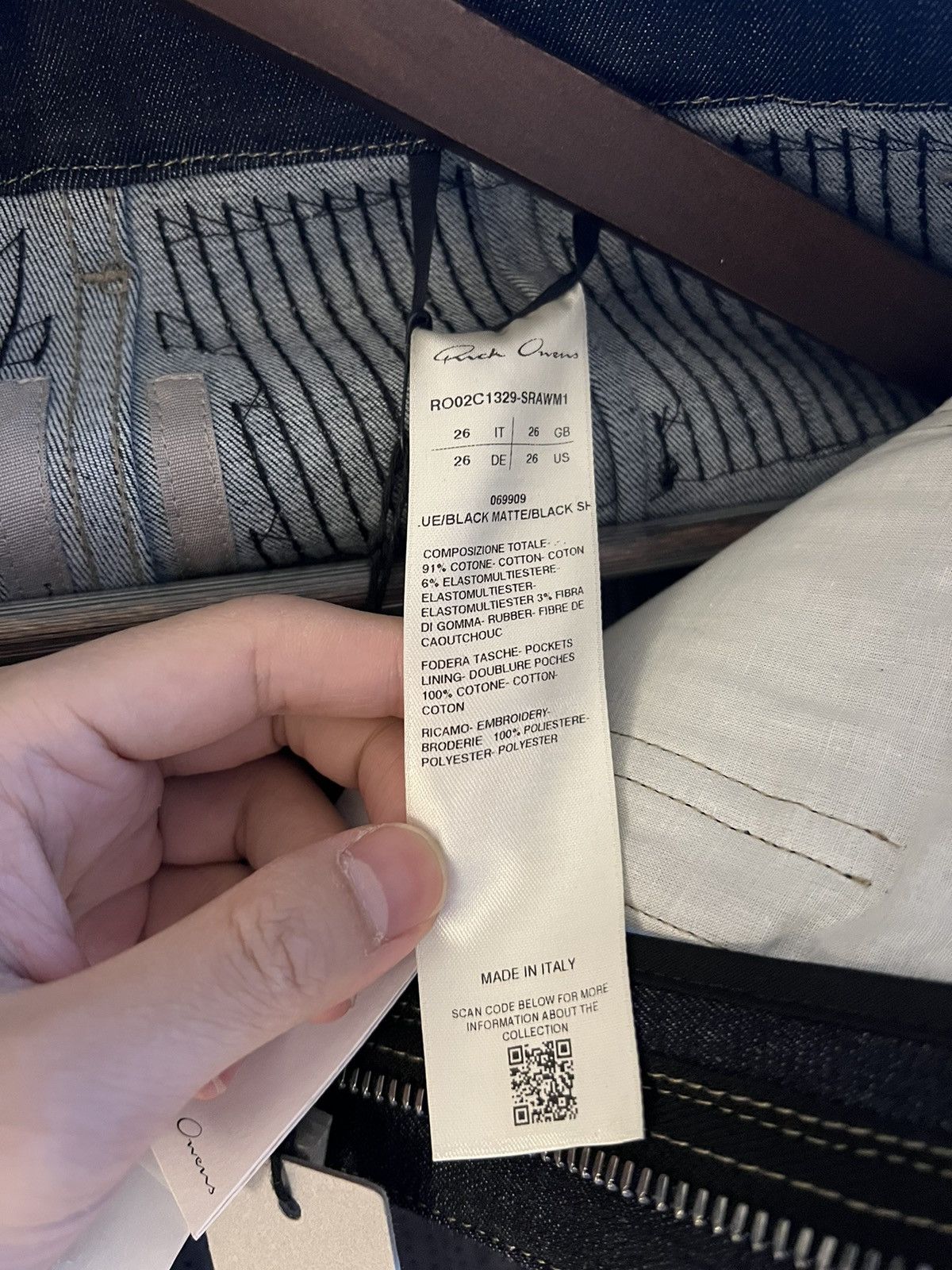 Rick Owens Rick Owens Fall 2023 runway luxor bolan bootcut pants Size US 26 / EU 42 - 5 Thumbnail
