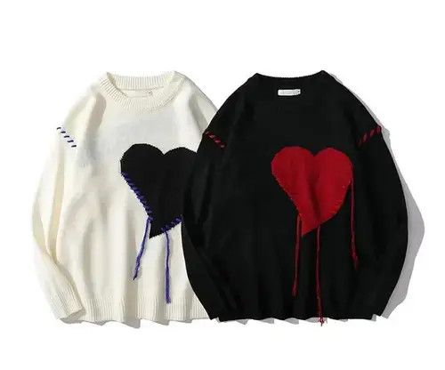 Japanese Brand Long sleeved Loose Pullover Size ONE SIZE - 6 Thumbnail