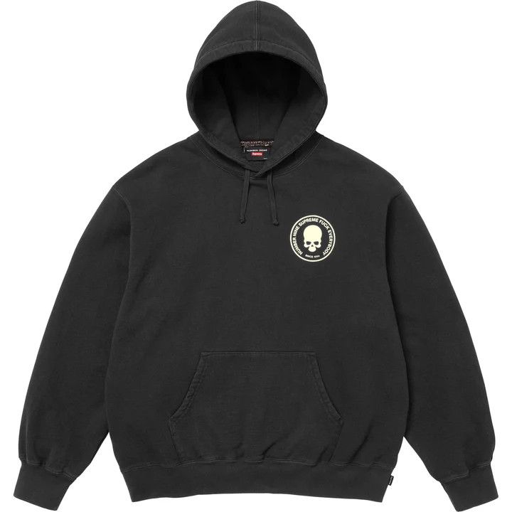 Supreme Number Nine Hooded Sweatshirt in Black