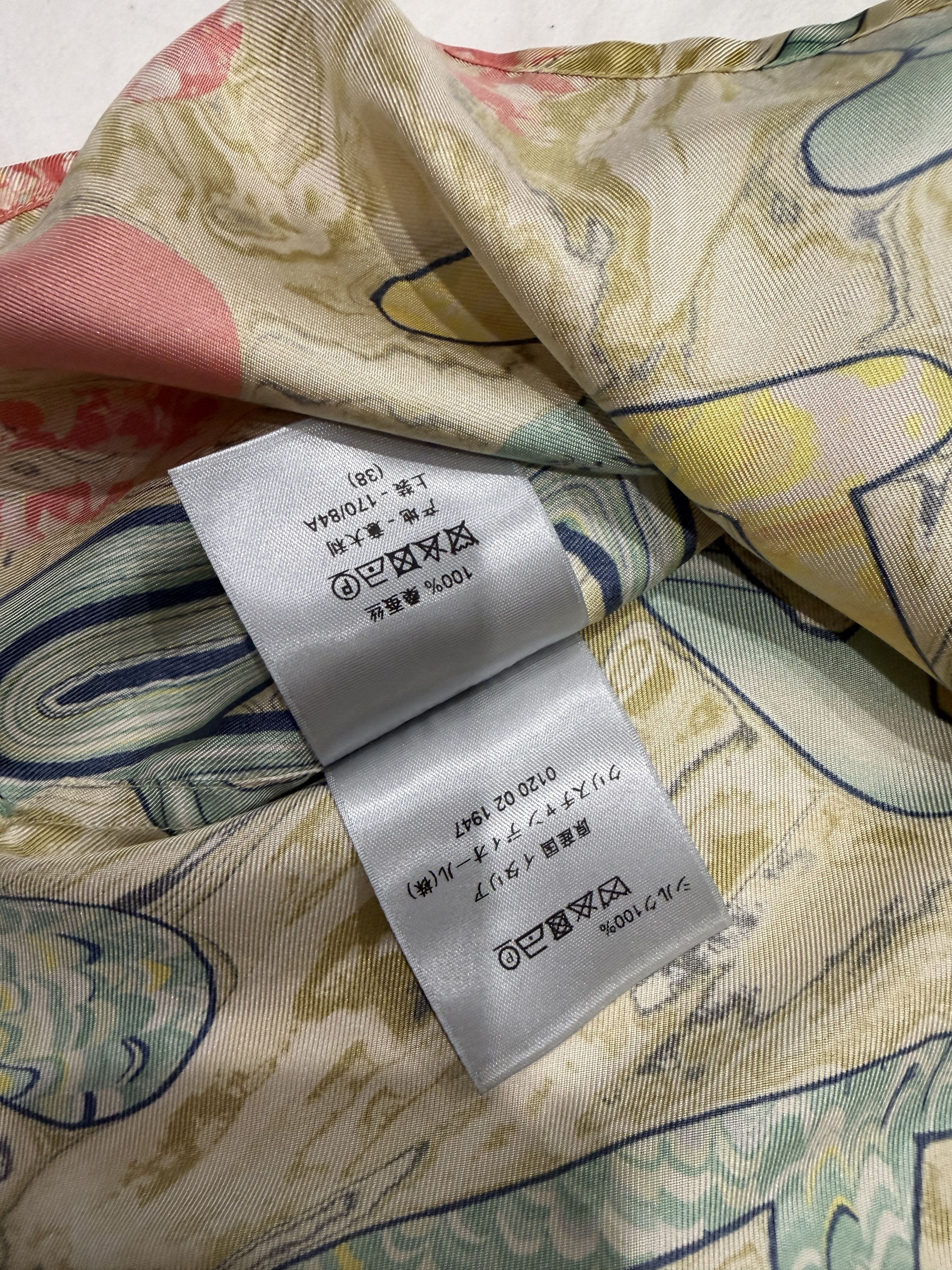 Dior × Stussy Dior x Kim John x Stussy marble effect Janpan silk shirt Size US M / EU 48-50 / 2 - 5 Thumbnail