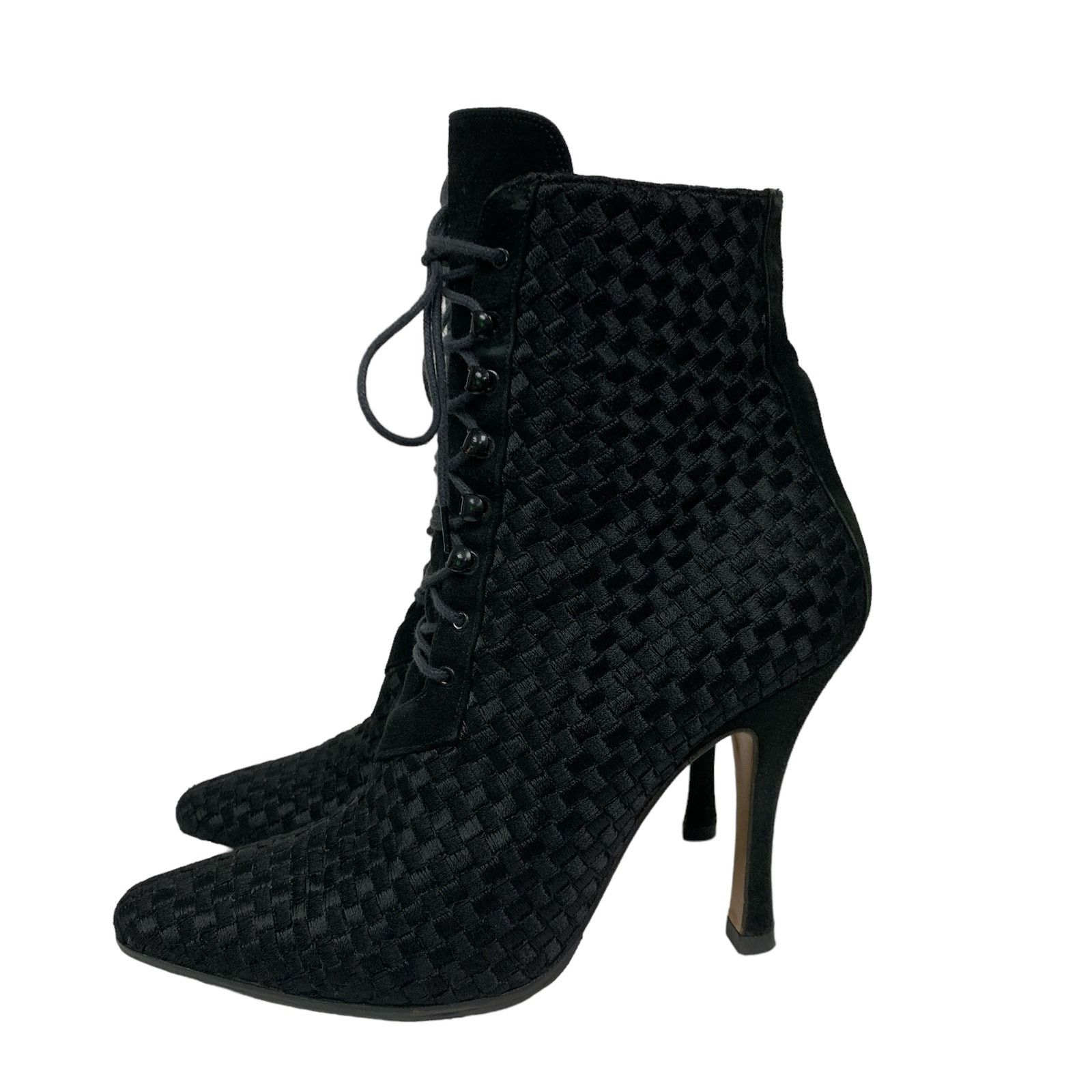 Vintage Vintage Marco Delli Womens Size 8 Black Pointed Heel Boots Size US 8 / IT 38 - 6 Thumbnail