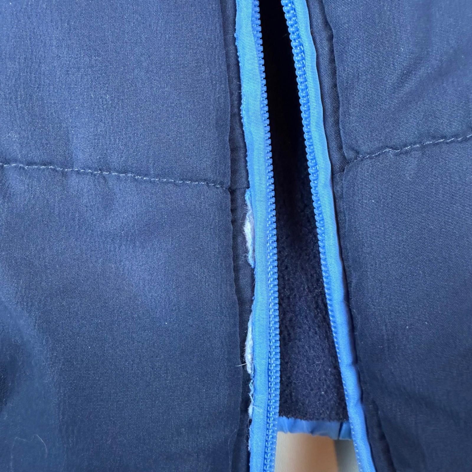 Jordan Brand Jordan Kids Navy Blue Puffer Jacket Fleece Lined Winter Coat Size US S / EU 44-46 / 1 - 8 Thumbnail