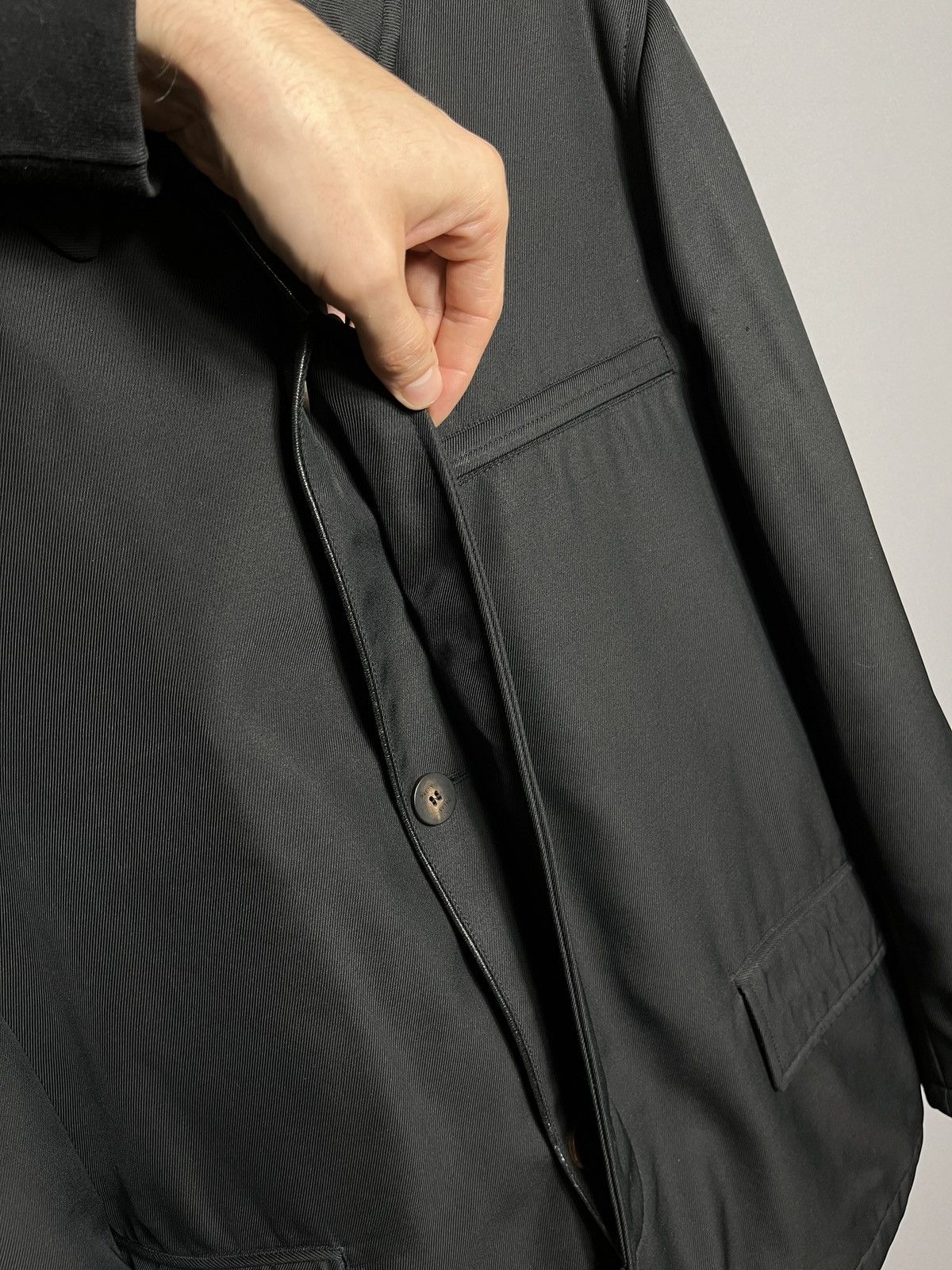 Bally bally mens jacket pe-papua black wool leather coat y2k Size US L / EU 52-54 / 3 - 4 Thumbnail