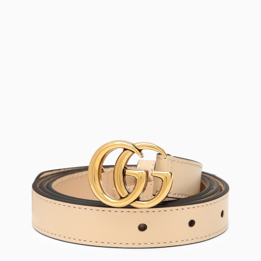 Gucci o1d2blof0824 Size: 90 / Leather Belt With Double G Buckle Size ONE SIZE - 1 Thumbnail