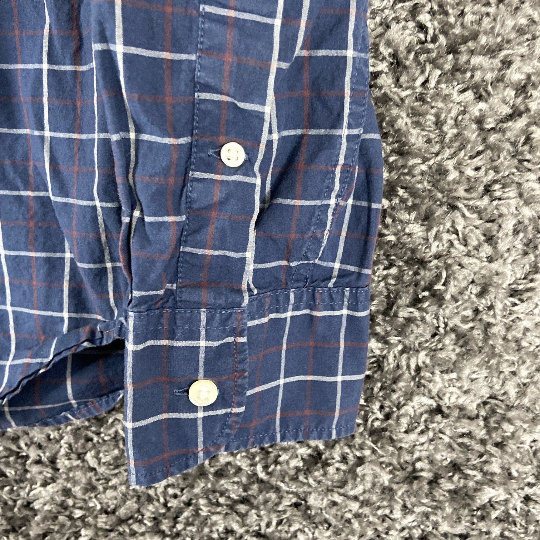 J.Crew J.CREW Men's Long Sleeve Blue Plaid Button-Up Shirt Size M Size US M / EU 48-50 / 2 - 3 Thumbnail