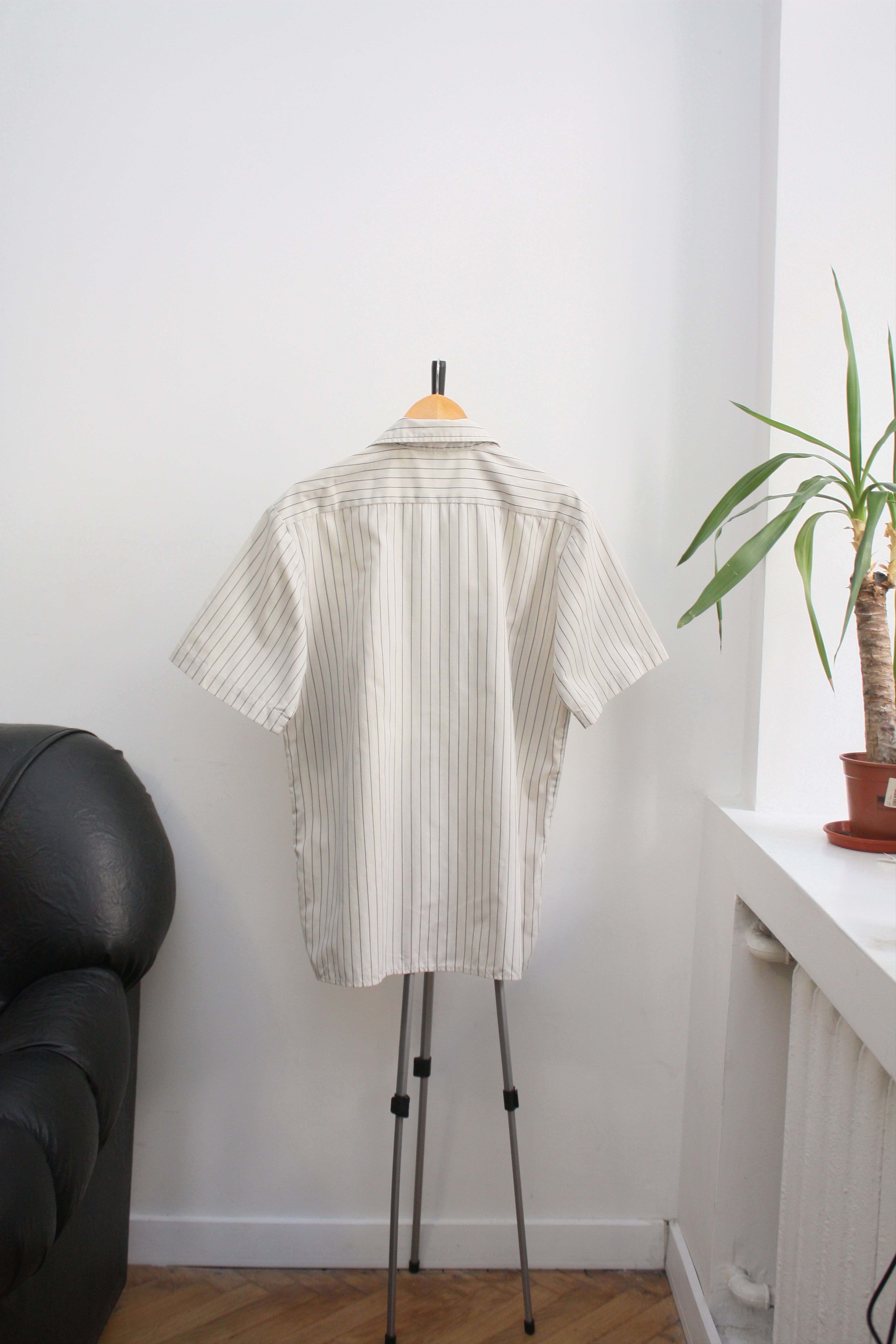 Carhartt × Vintage Carhartt Vintage Beige Striped Short Sleeve Shirt Size US L / EU 52-54 / 3 - 3 Thumbnail