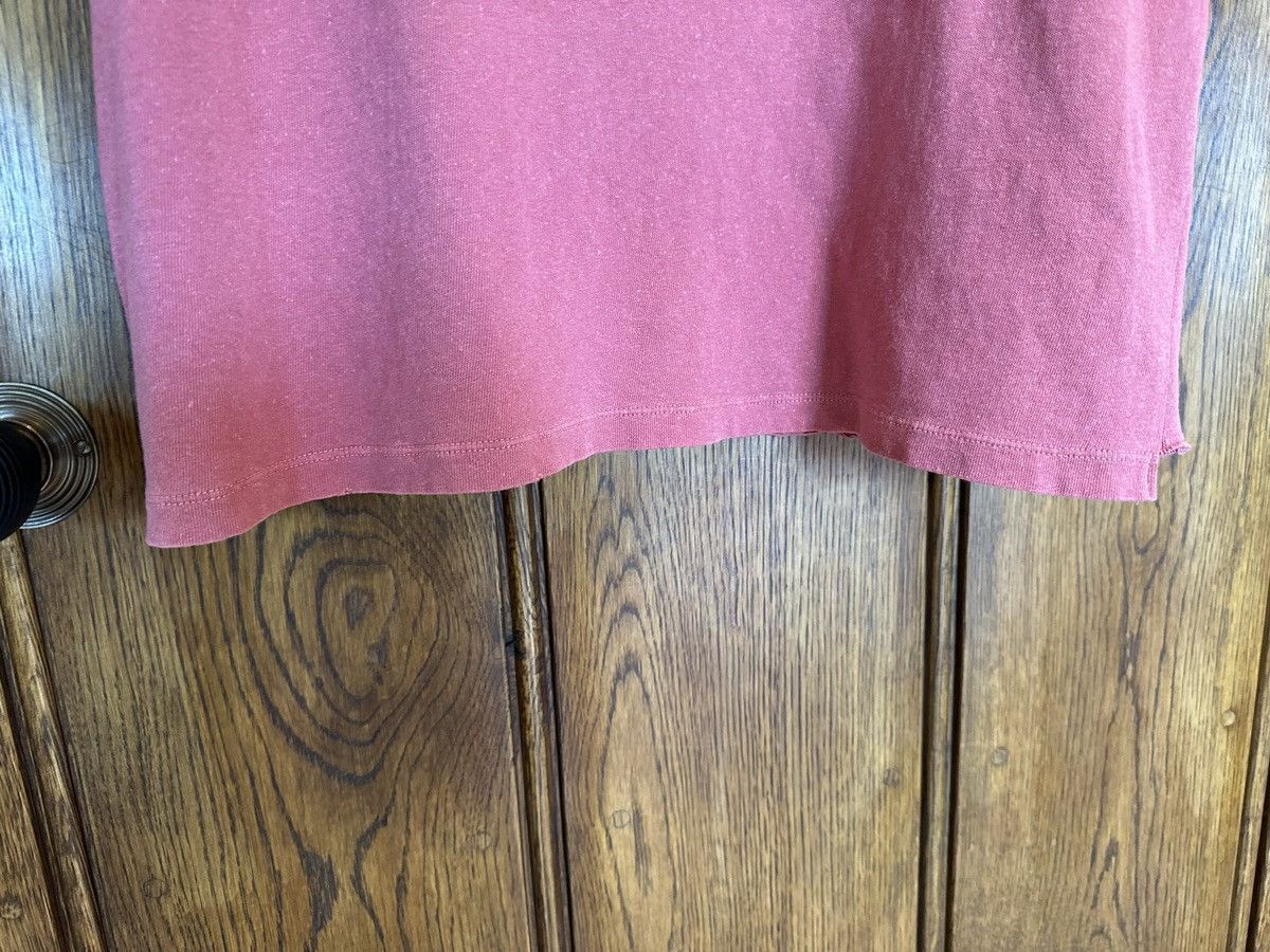 Saint Laurent Paris $550 Saint Laurent Rive Gauche logo t shirt pink salmon Size US M / EU 48-50 / 2 - 16 Thumbnail