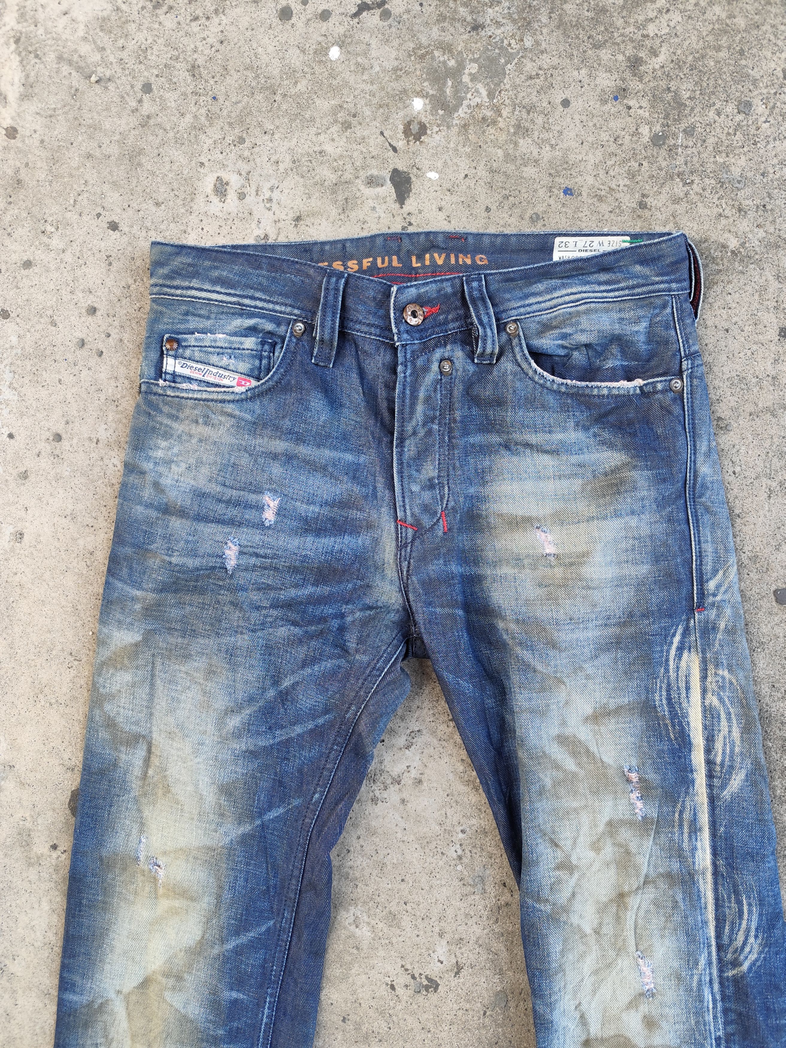 Diesel × Diesel Black Gold × Vintage Diesel jeans distressed Size US 30 / EU 46 - 4 Thumbnail