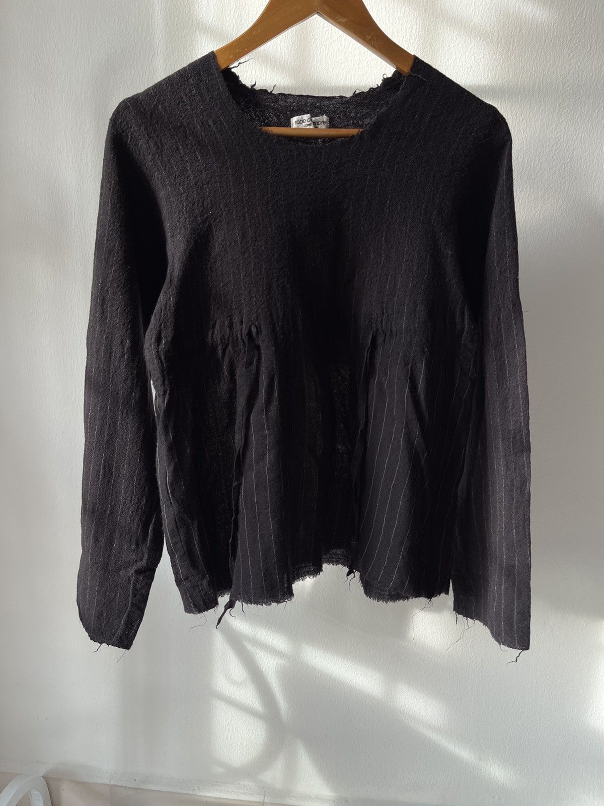 Comme des Garcons 1994 Comme Des Garçons Wool Long Sleeve A1 Size US S / EU 44-46 / 1 - 7 Thumbnail