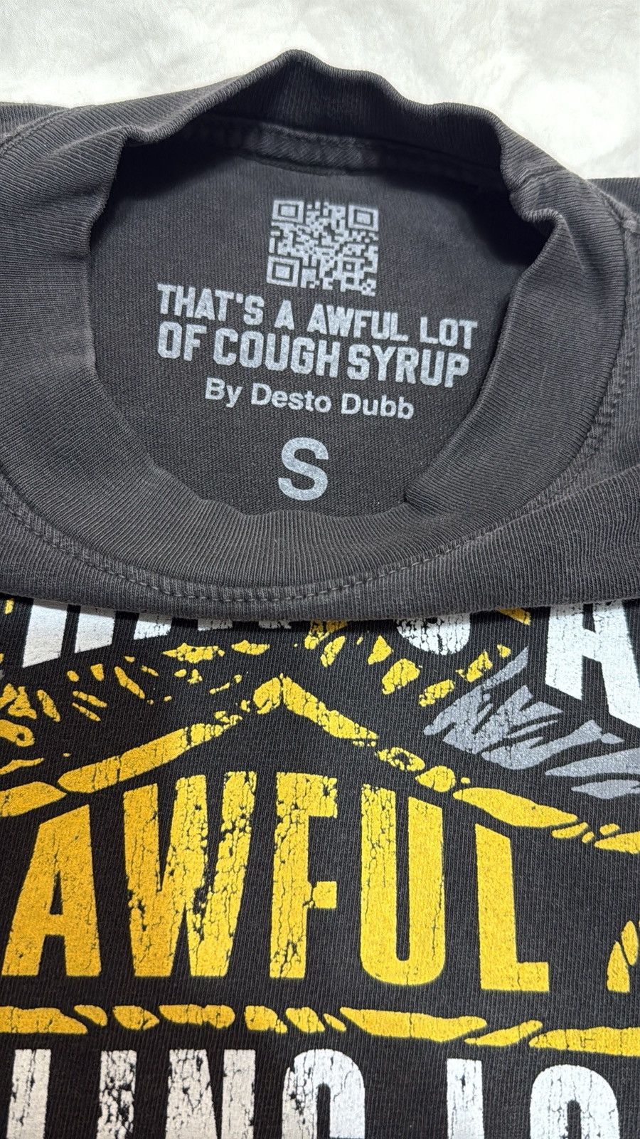 Awful Lot of Cough Syrup Awful Lot of Cough Syrup Rolling Loud T-shirt Small Size US S / EU 44-46 / 1 - 5 Thumbnail