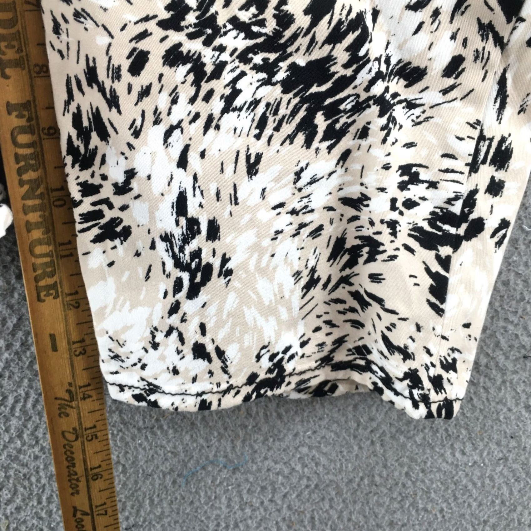 Nine West Nine West Heidi Pullon Skimmer Womens 6 Multicolor Printed Yoga Stretch NEW Skimmer Pants Womens 6 Multicolor Printed Stretch Capri Casual Size ONE SIZE - 7 Thumbnail