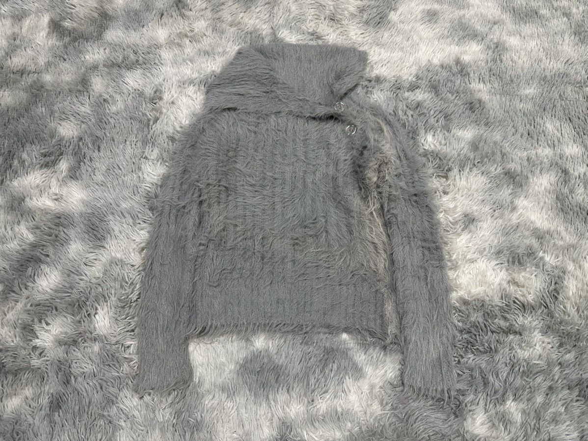 SLY 🔥Sick Y2K Sly Shaggy Fur High Neck Knit Sweater Vkei Punk Size US S / EU 44-46 / 1 - 6 Thumbnail