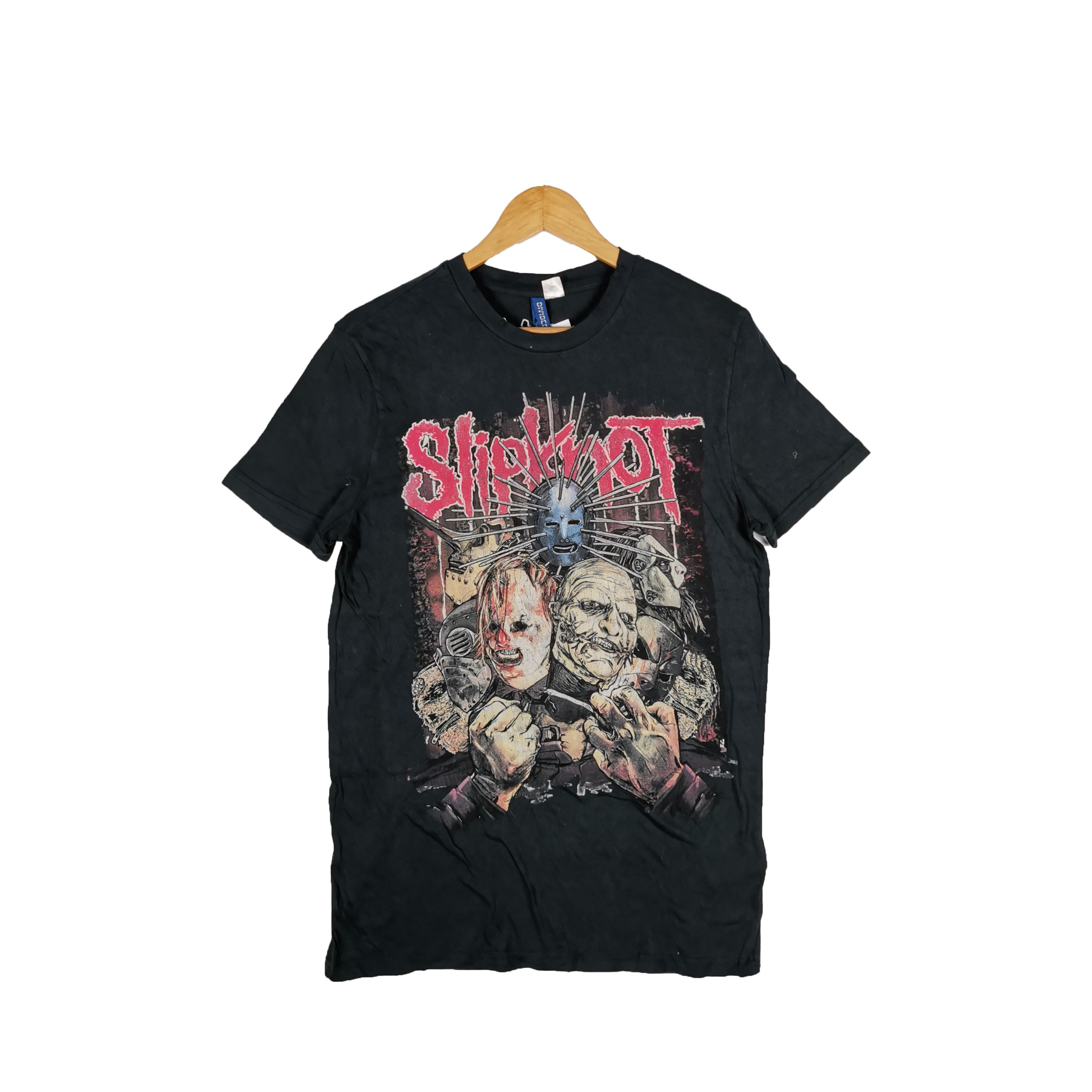 Band Tees Vintage Y2K Slipknot T-Shirt Concert Rock Band By H&M Tees Size US S / EU 44-46 / 1 - 1 Thumbnail