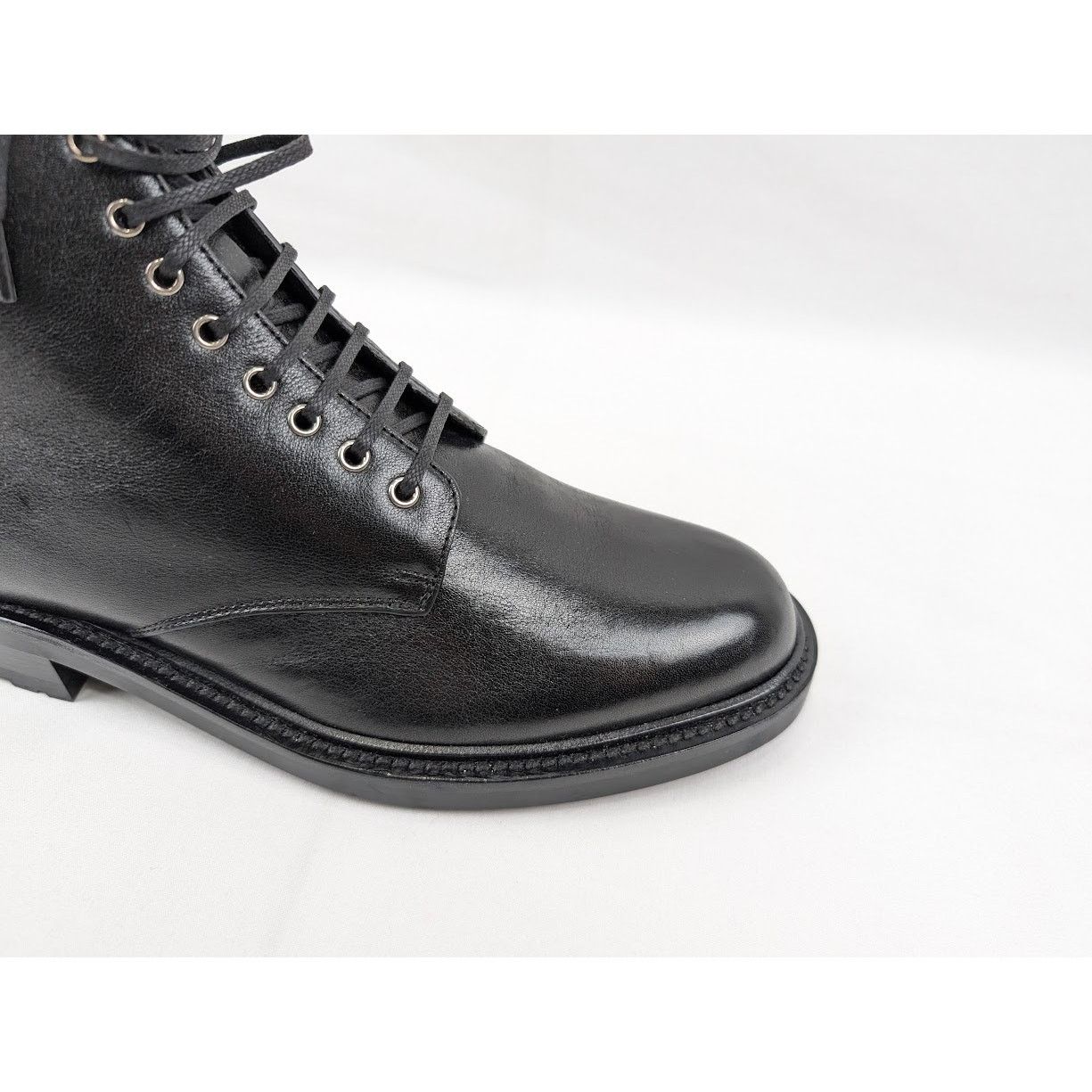 Saint Laurent Paris o1rshd1 Army 20 Buckle Boots in Nero Size US 8 / EU 41 - 3 Thumbnail