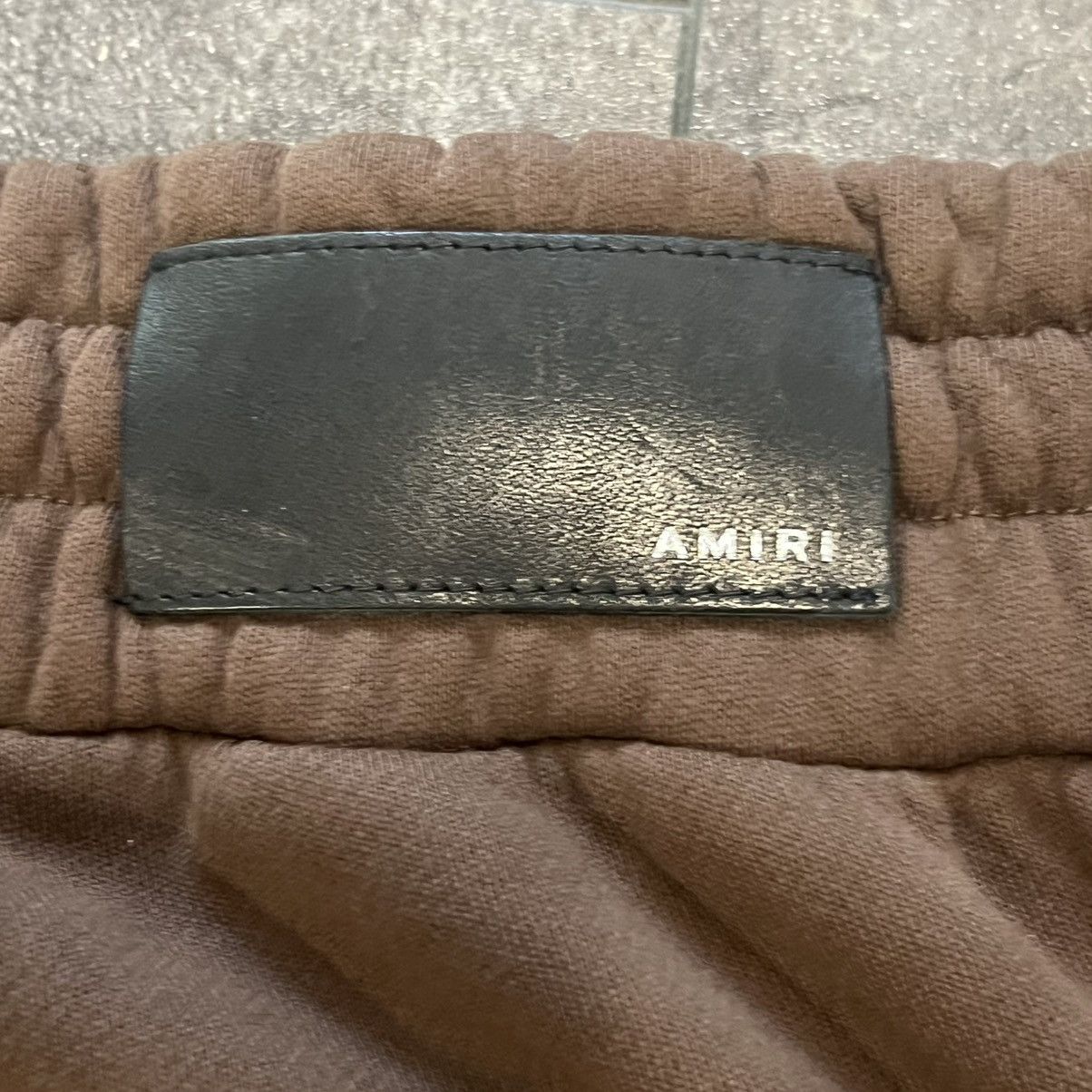 Amiri Amiri Logo Baggy Sweatpants Brown Size US 36 / EU 52 - 9 Thumbnail