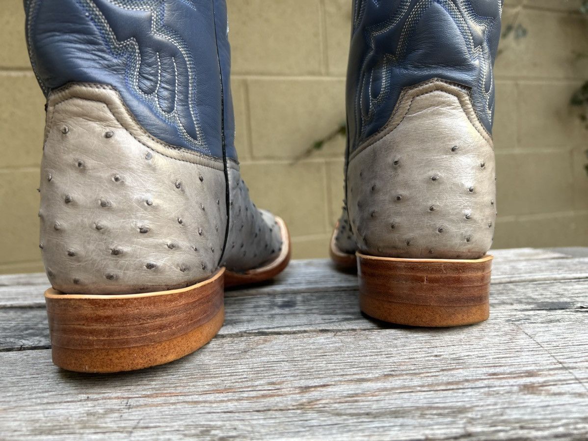 Other Custom Handmade Genuine Full Quill Ostrich Cowboy Boots 10D Size US 10 / EU 43 - 8 Thumbnail