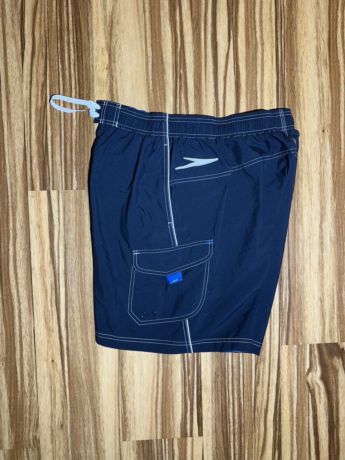Speedo 2010 Speedo Dark Blue Board Shorts with Blue Accents Size US 32 / EU 48 - 1 Thumbnail