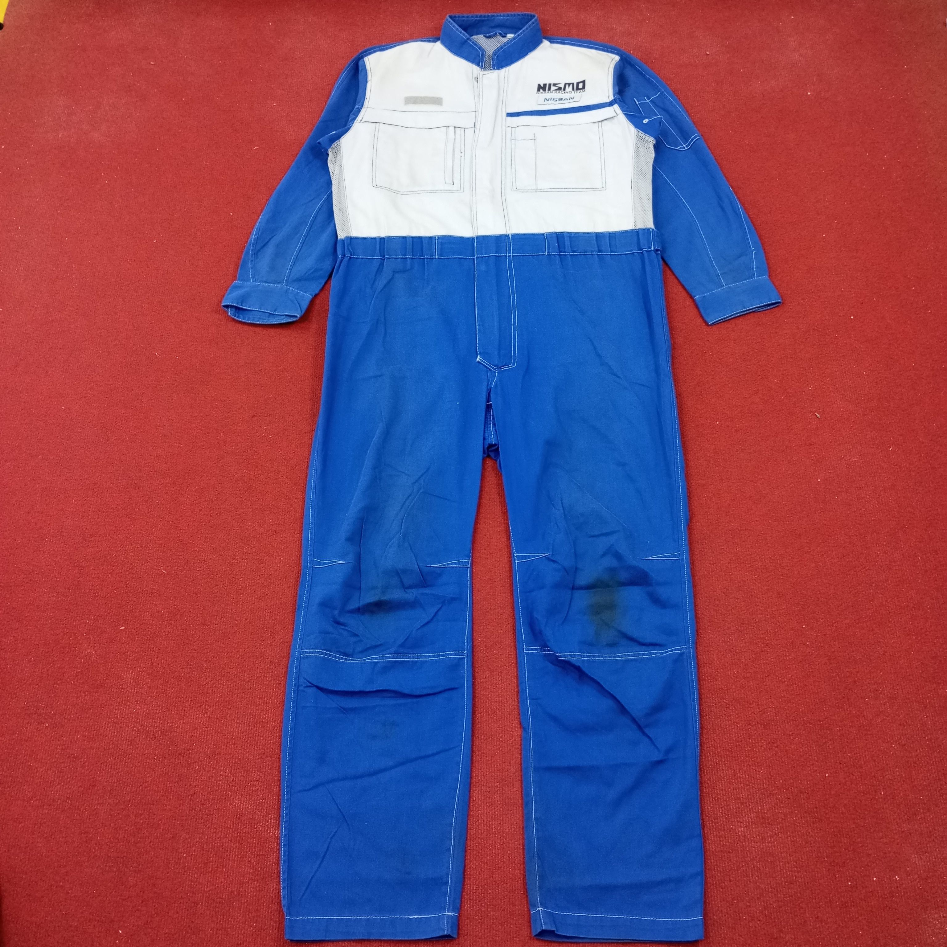 Japanese Brand × Vintage Nismo Nissan Racing Team Workwear Custom Art Coverall Jacket Size US M / EU 48-50 / 2 - 4 Thumbnail