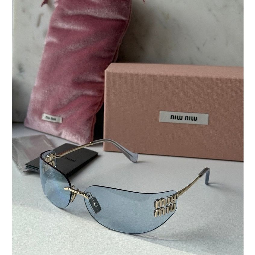 Miu Miu NIB MIU MIU MU 50SS Round Wire Rim Designer  display picture 1