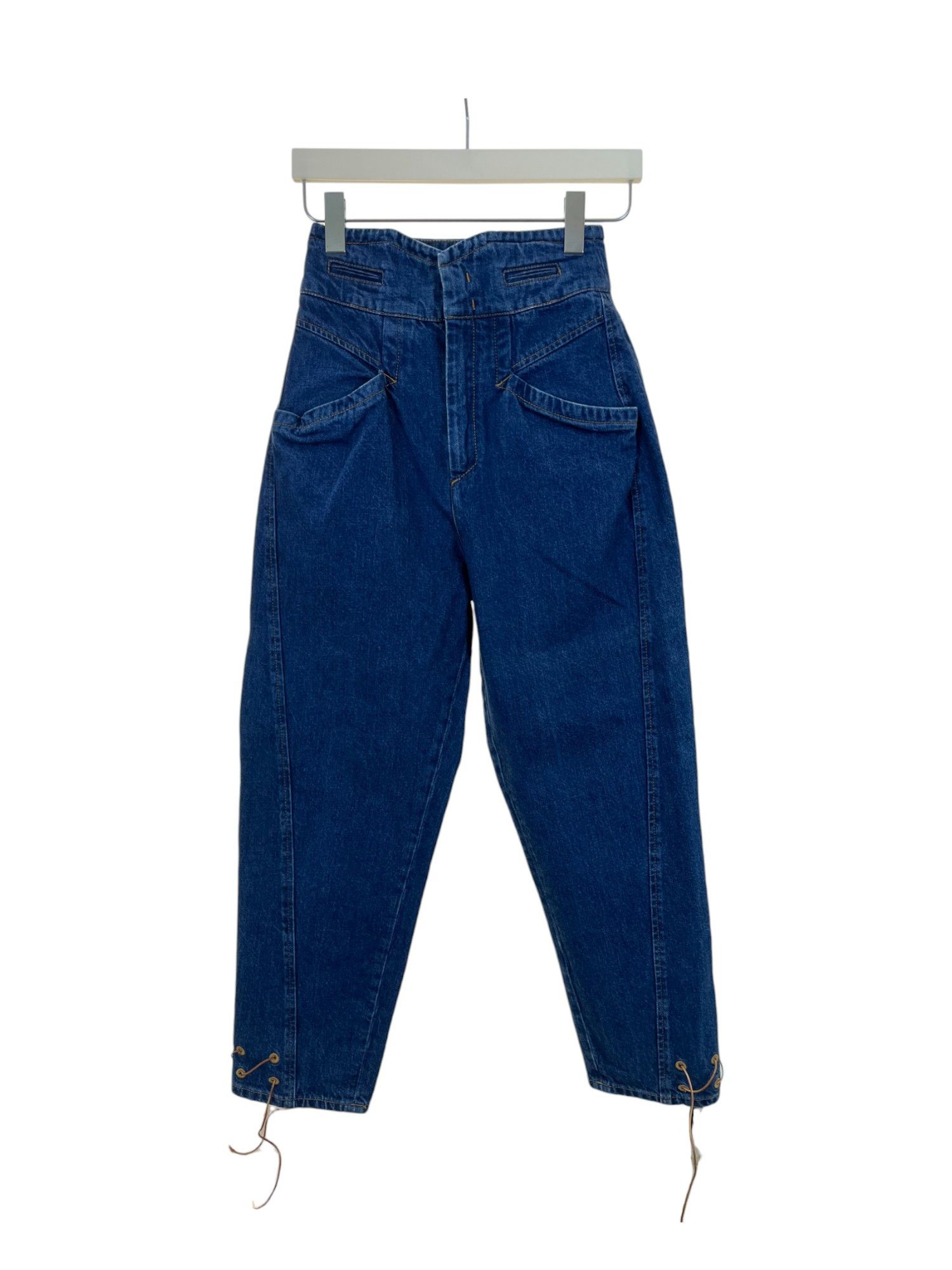 Isabel Marant High Waisted Baggy Denim Size 25" / US 0 / IT 36 - 1 Thumbnail