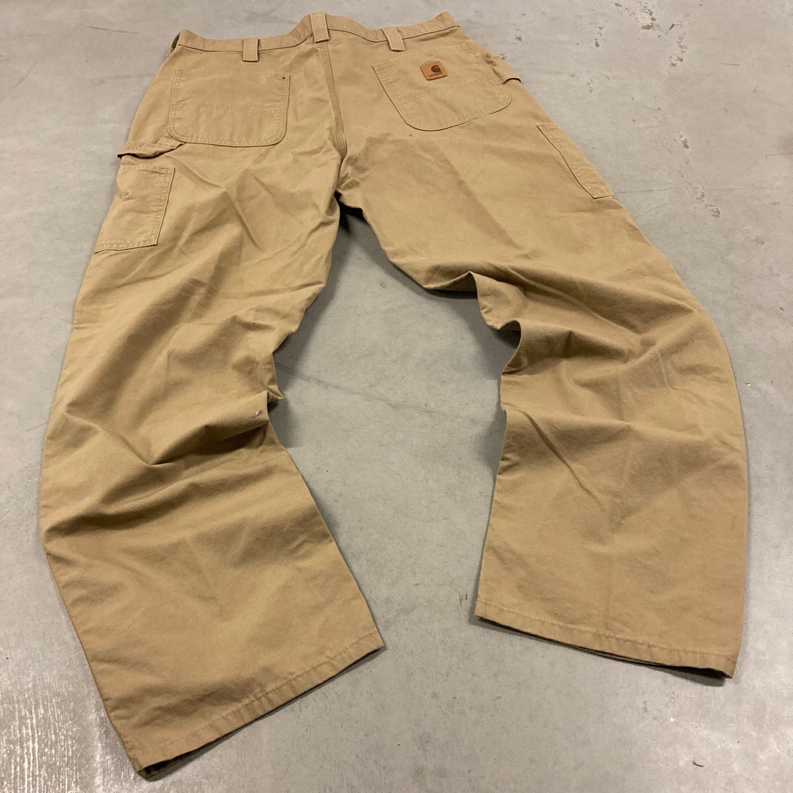 Carhartt × Vintage Y2K baggy carhartt carpenter Jeans 37x33 Size US 37 - 2 Thumbnail