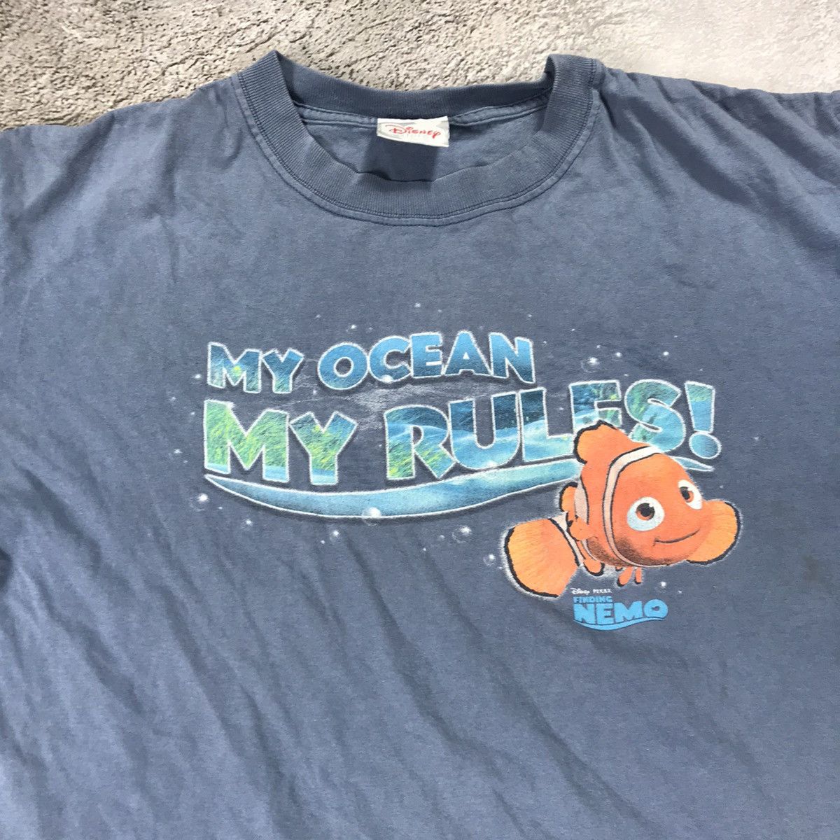 Band Tees VINTAGE Y2K NEMO MY OCEAN MY RULES CARTOON NETWORK 90s Size US M / EU 48-50 / 2 - 2 Thumbnail