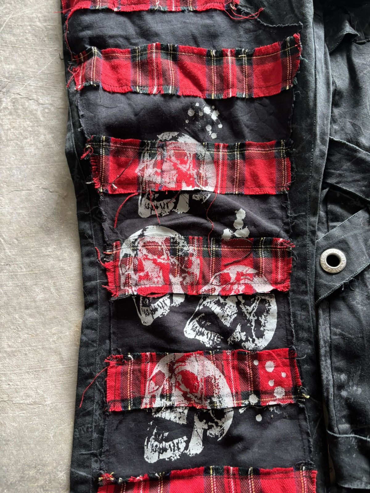 Sex Pot ReVeNGe CRAZY FLARE BONDAGE SEDITIONARIES JAPAN MAD PUNKS SKULL POEM Size US 30 / EU 46 - 11 Thumbnail