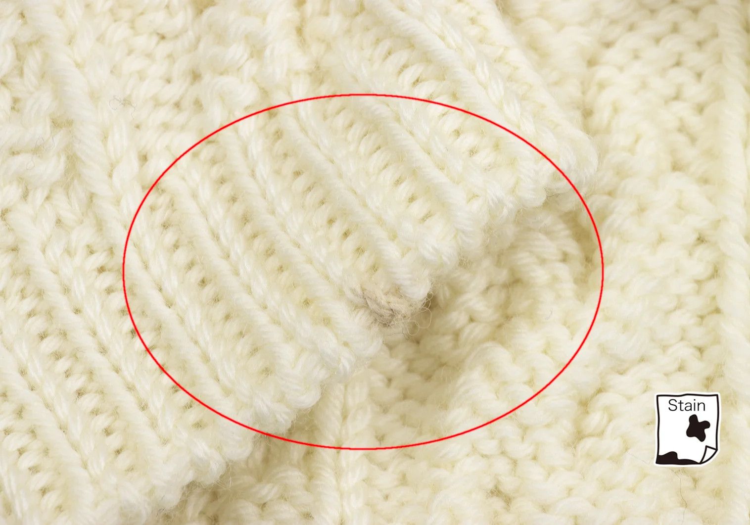 Maison Margiela Chunky Cable Knit Sweater in Cream, Size S Size US S / EU 44-46 / 1 - 6 Thumbnail