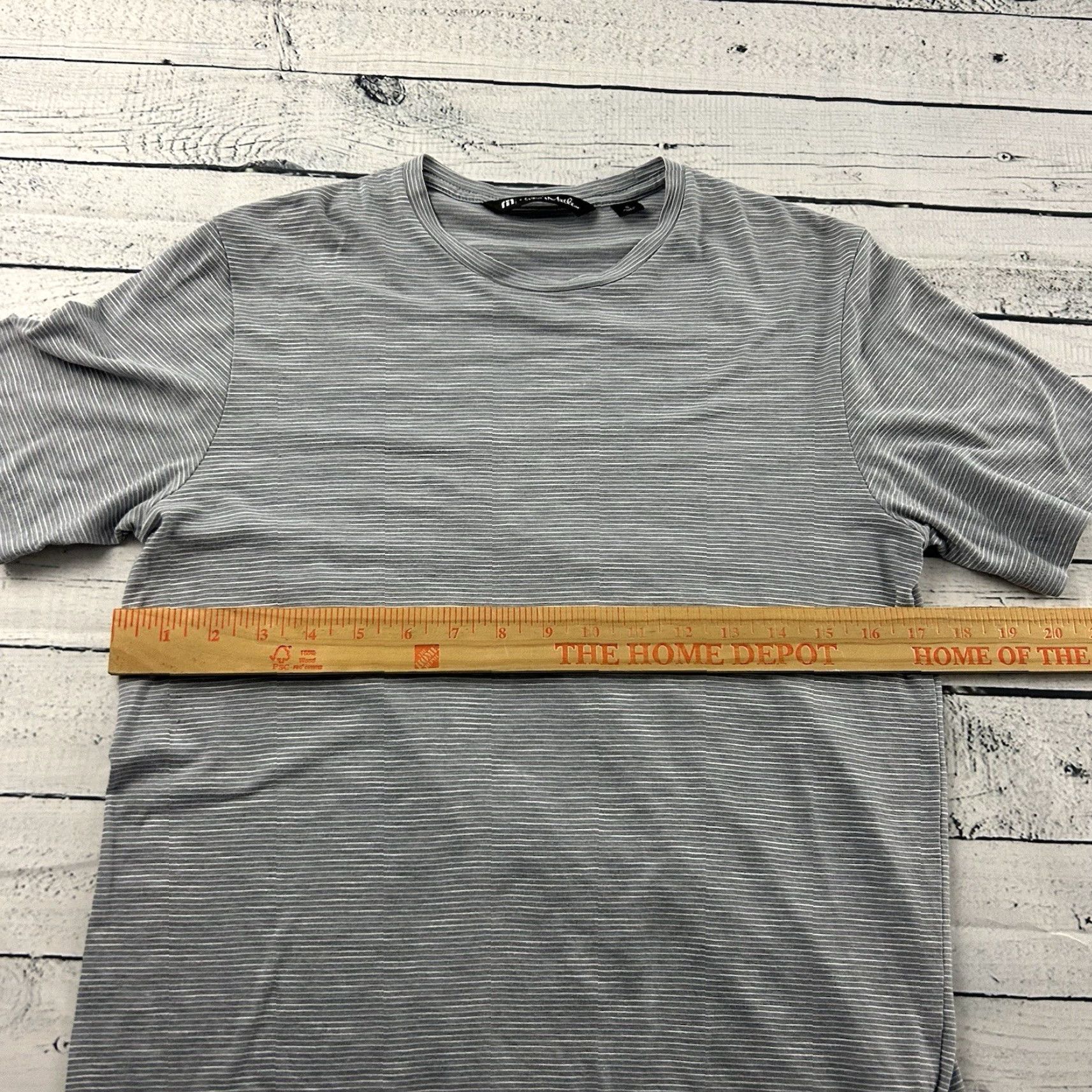 TravisMathew Travis Mathew Striped Short Sleeve T-Shirt Men's S Gray Size US S / EU 44-46 / 1 - 4 Thumbnail