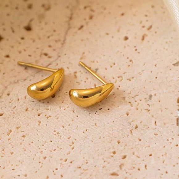 The Unbranded Brand Women Stainless Steel Vintage Smooth Water Drop Set Size ONE SIZE - 5 Thumbnail