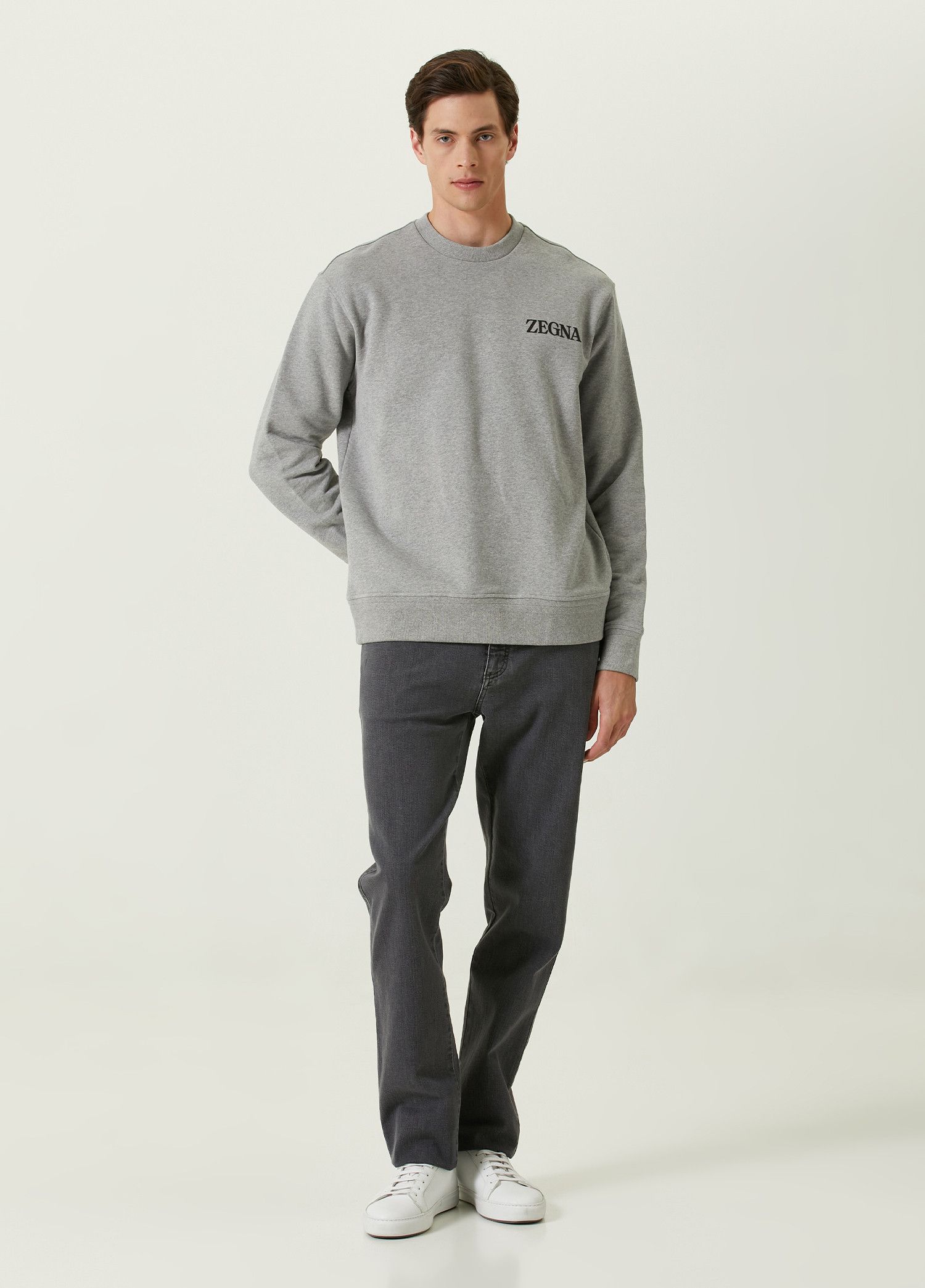 Ermenegildo Zegna ZEGNA #UseTheExisting gray loose fit sweatshirt Medium / 50 Size US M / EU 48-50 / 2 - 3 Thumbnail