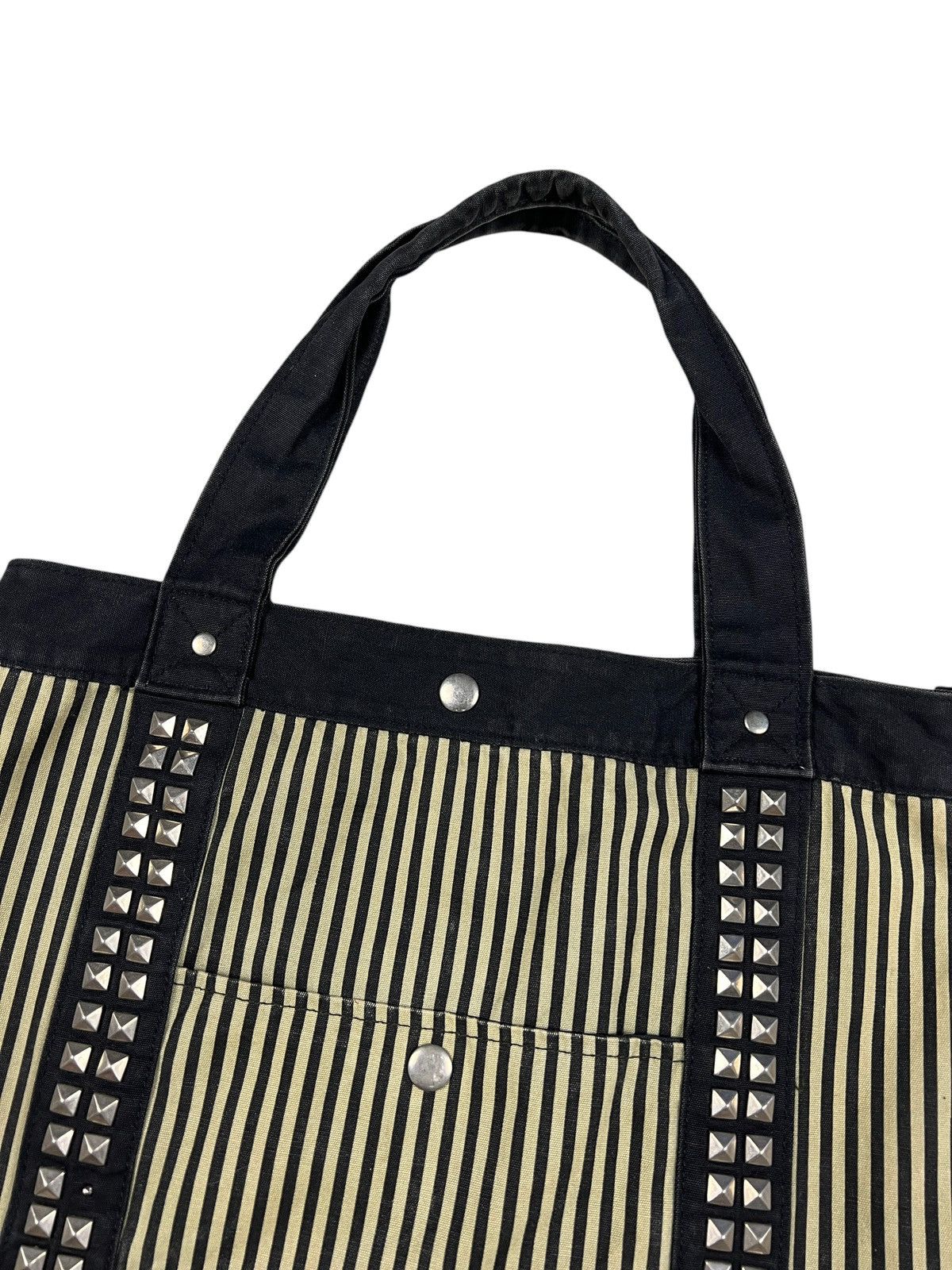 Algonquins Algonquins Studded Skull Embroidery Tote Bag Size ONE SIZE - 10 Thumbnail