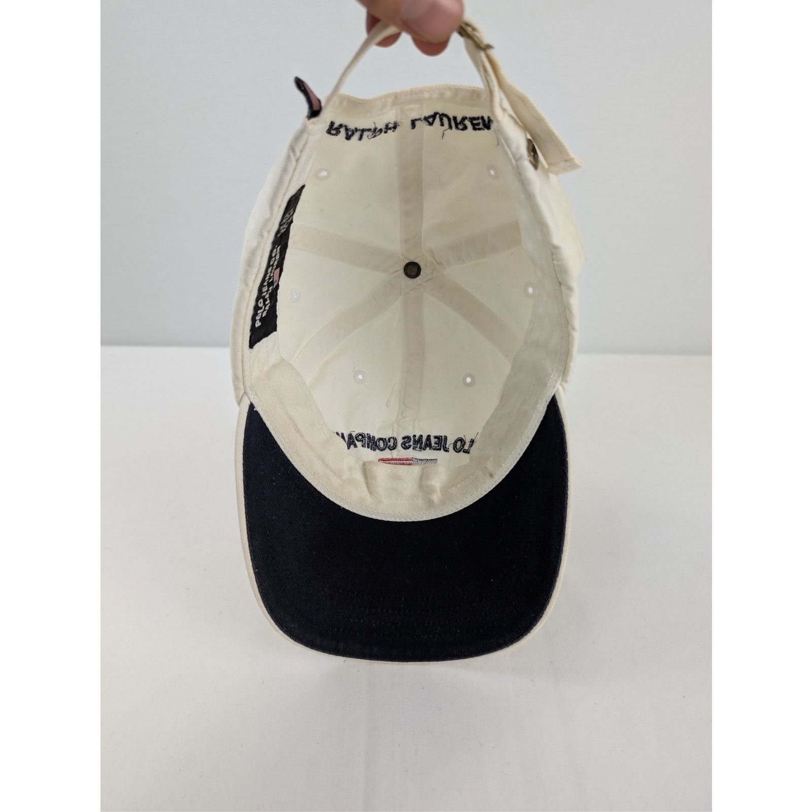 Ralph Lauren o1rshd1 CC20 Size: OS / Polo Jeans Company Cap / Hat White Size ONE SIZE - 8 Thumbnail