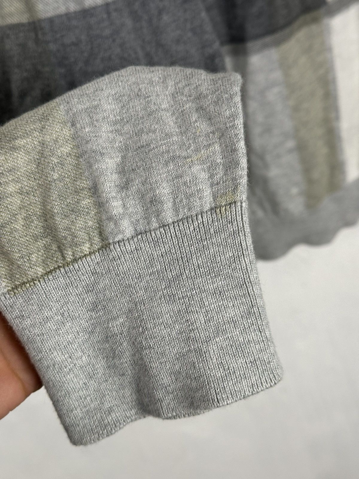 Burberry Burberry Brit grey rare sweater Size US L / EU 52-54 / 3 - 4 Thumbnail