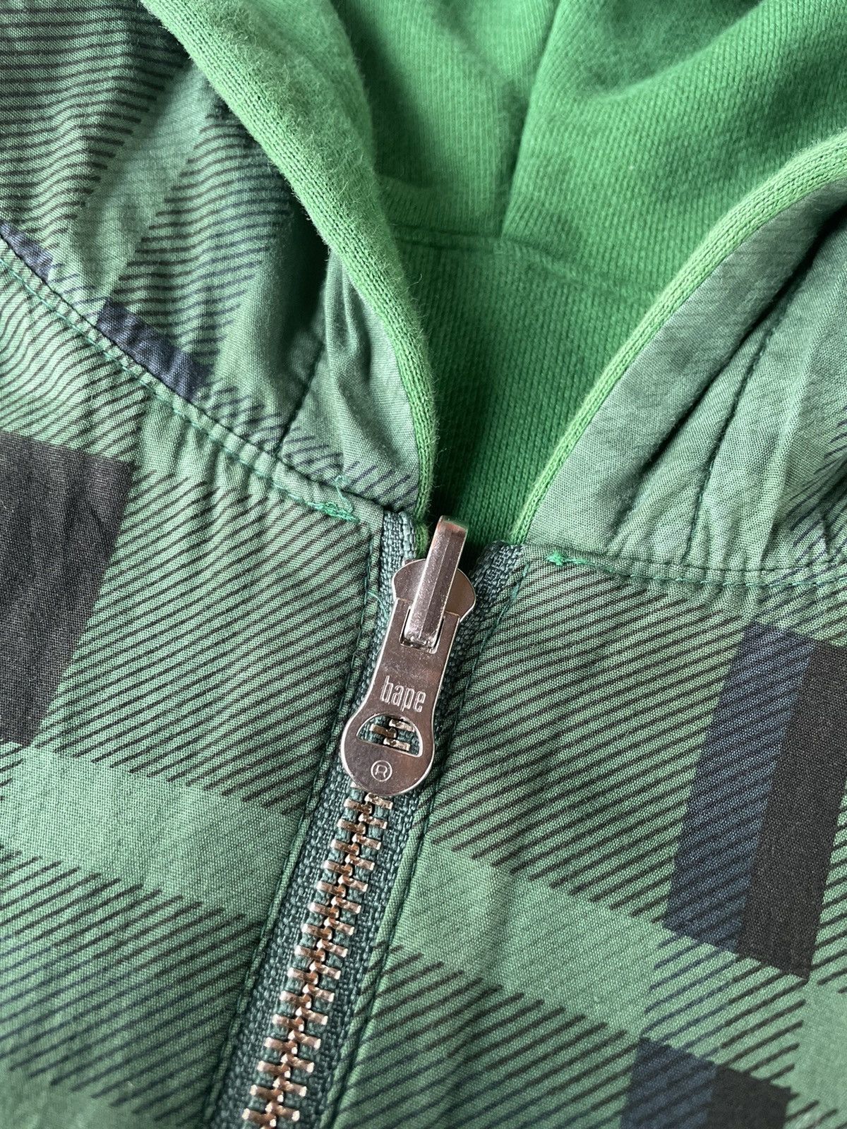 Bape OG Bape Plaid Reversible Zip Hoodie Size S / US 4 / IT 40 - 5 Thumbnail