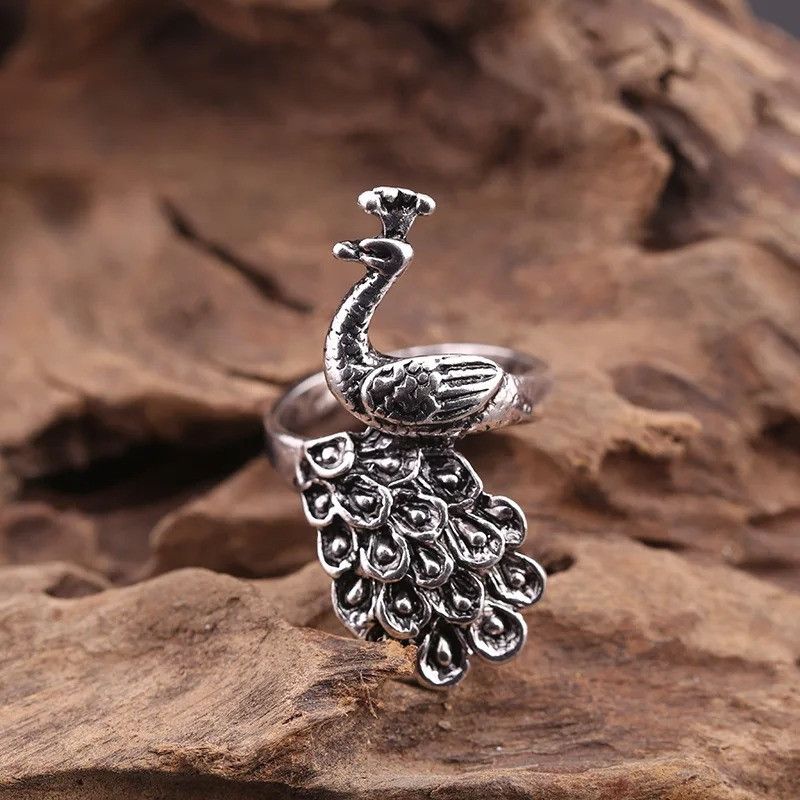 Japanese Brand × Jewelry × Vintage Retro Peacock Ring Size ONE SIZE - 5 Thumbnail