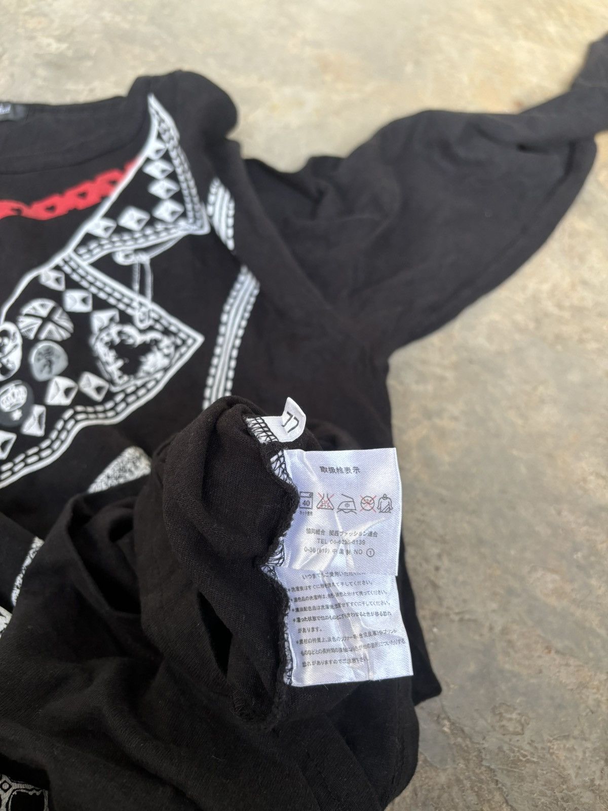 Hysteric Glamour × If Six Was Nine × Japanese Brand Y2k Alpha flat Ifsixwasnine Punk style Longsleeve Size US XL / EU 56 / 4 - 5 Thumbnail