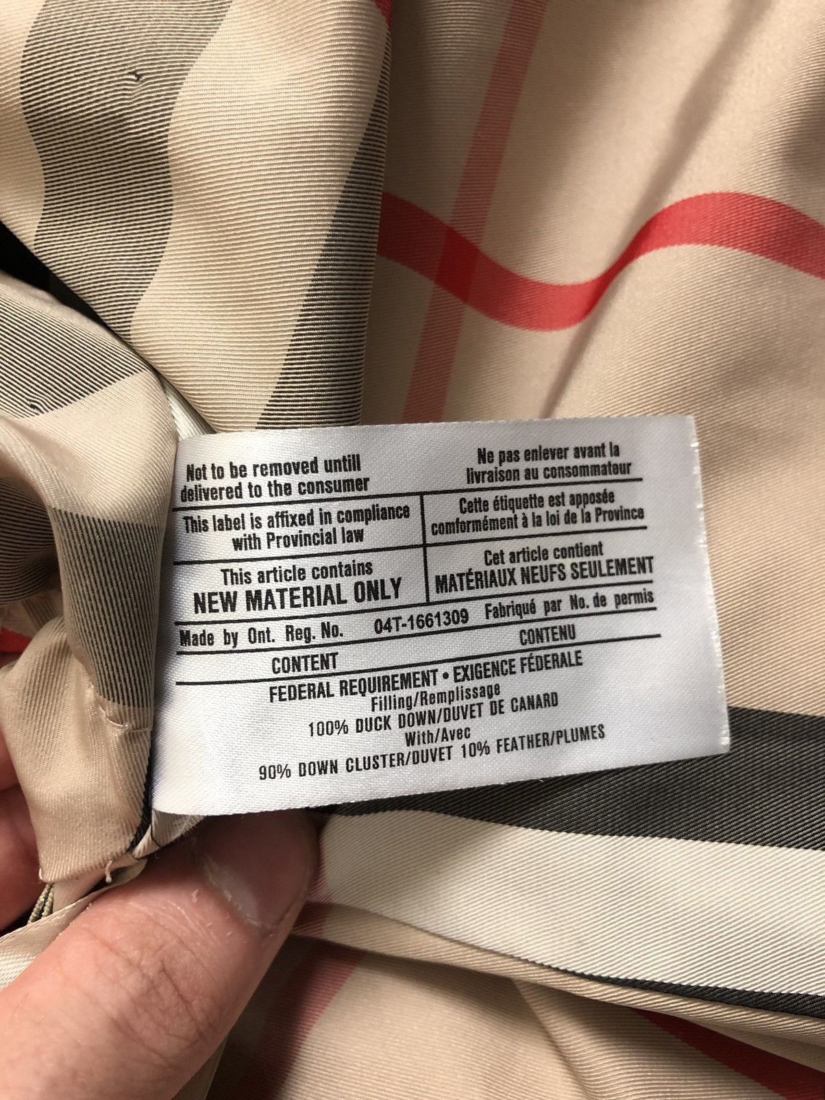 Burberry Burberry Brit down jacket puffer parka Size US L / EU 52-54 / 3 - 8 Thumbnail